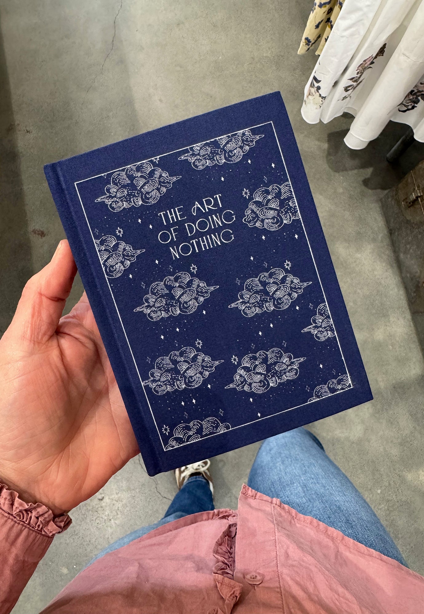 the art of doing nothing - bound notepad