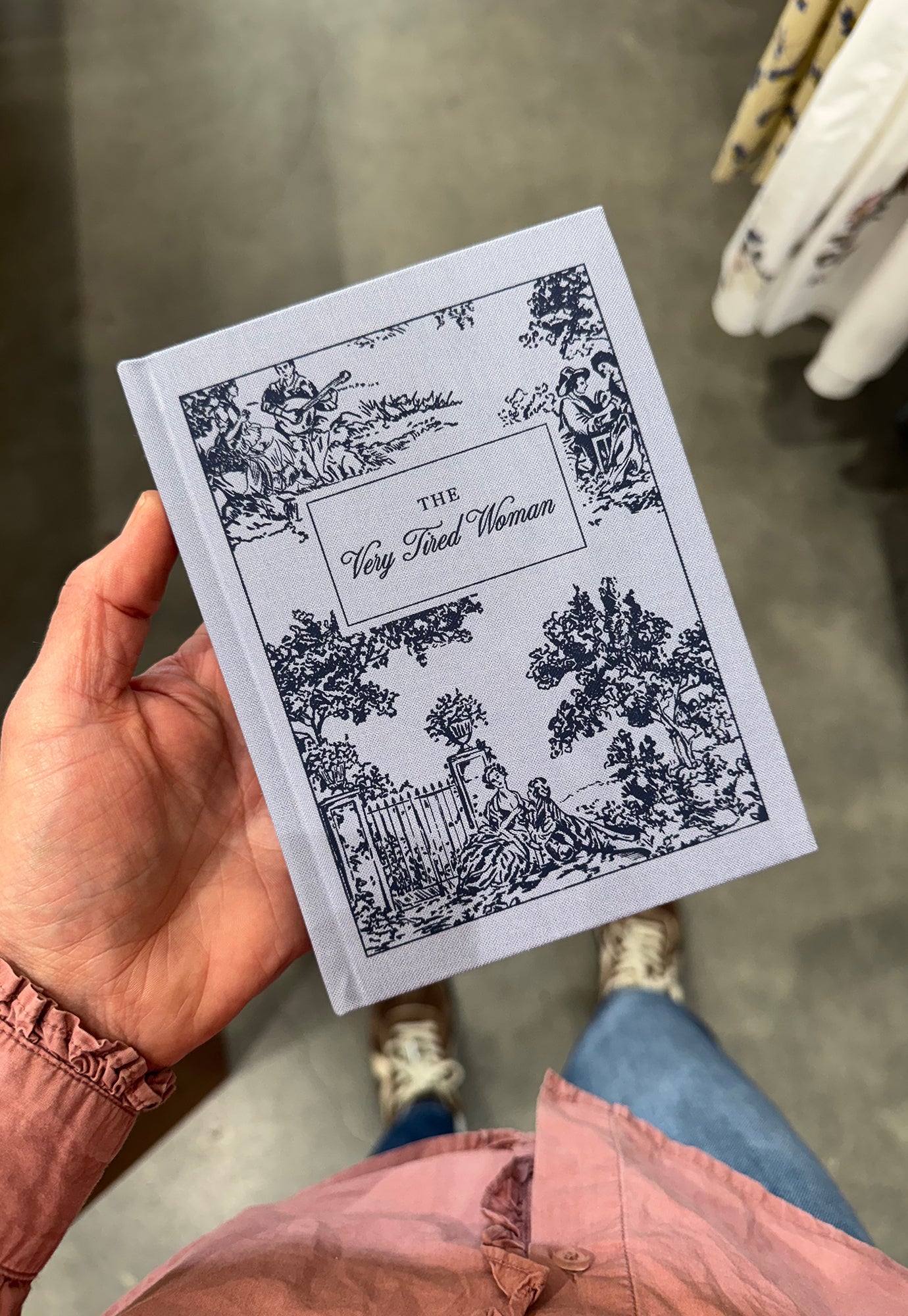 the very tired woman - bound notepad