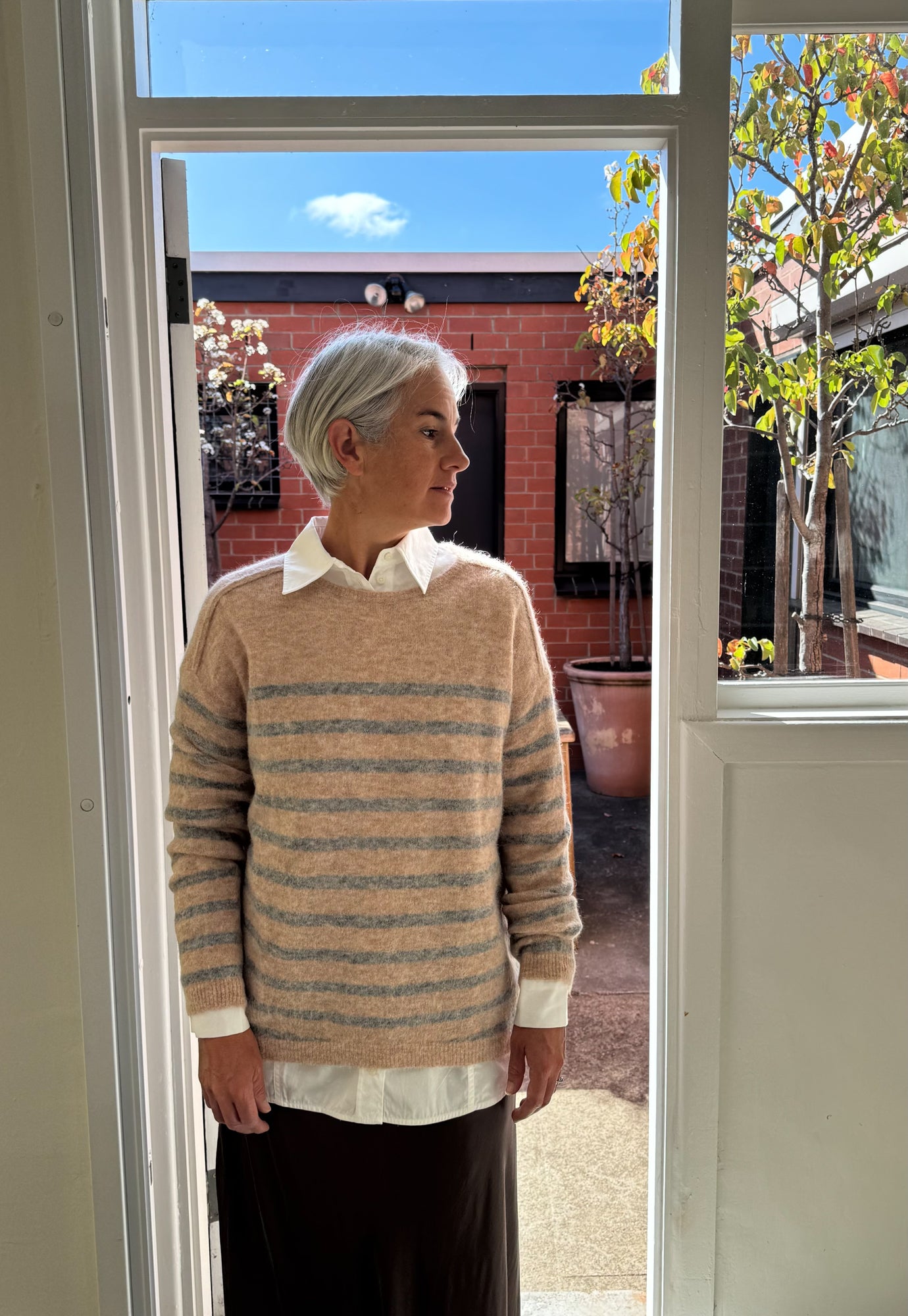 project aj117 - carrie knit - sand