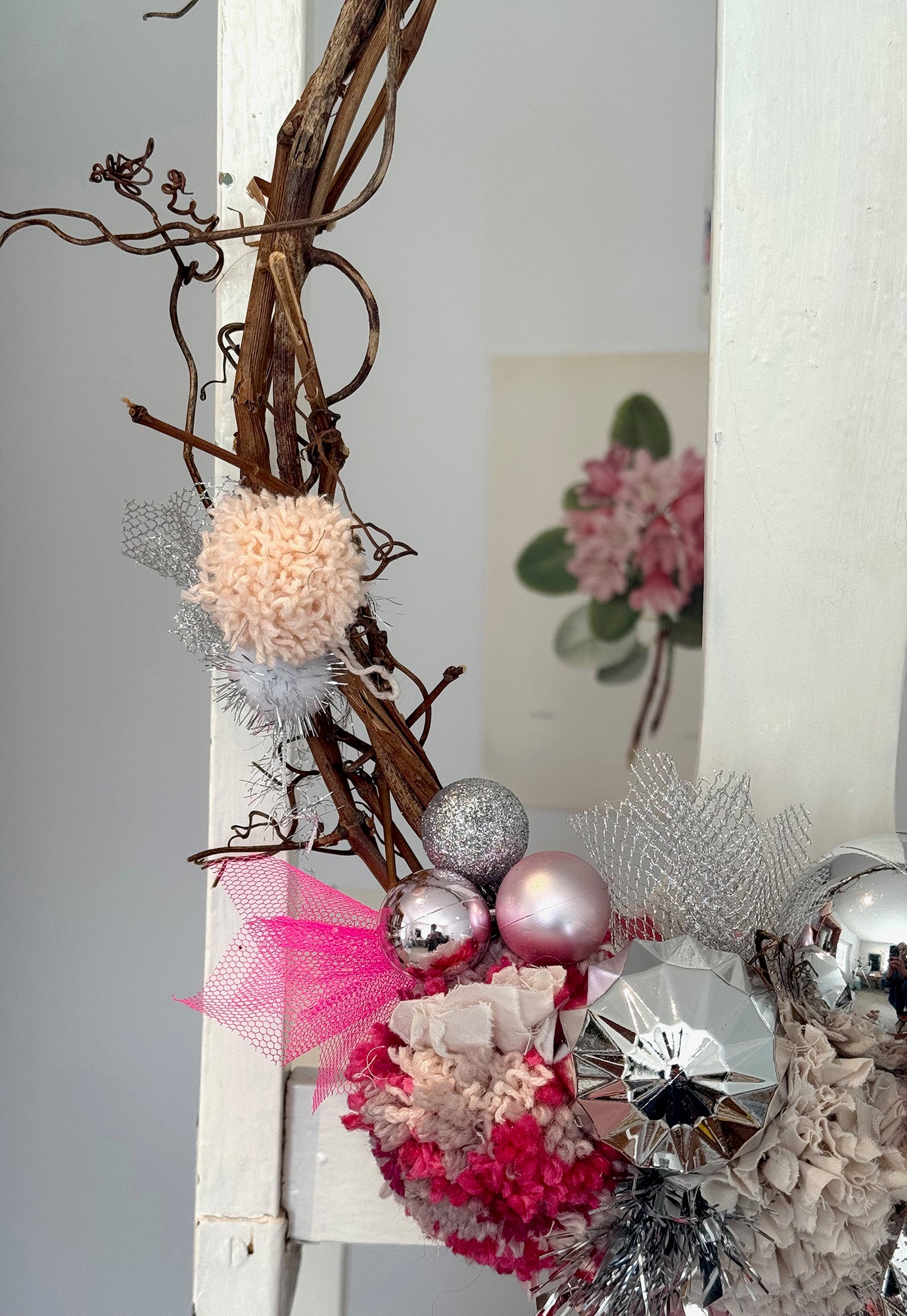 p+p festive wreath - fa la la la M