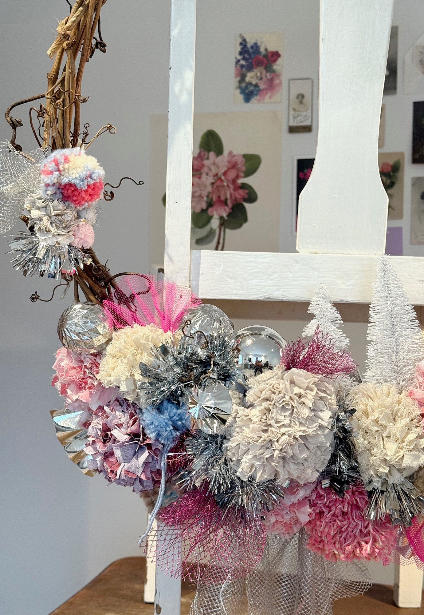 p+p festive wreath - fa la la la XL