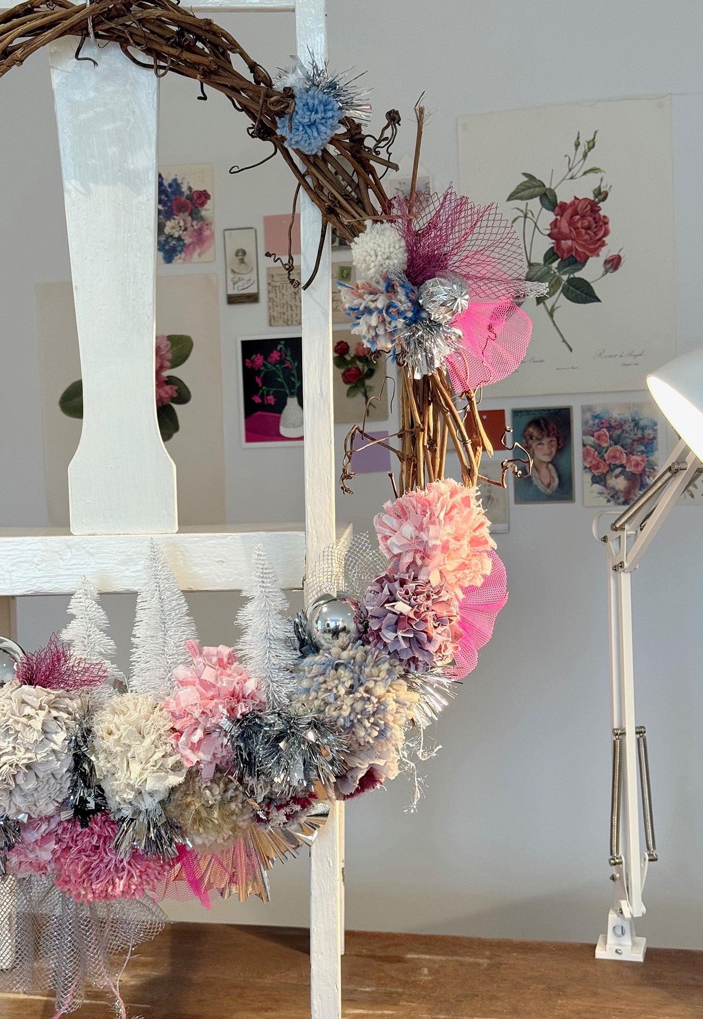 p+p festive wreath - fa la la la XL