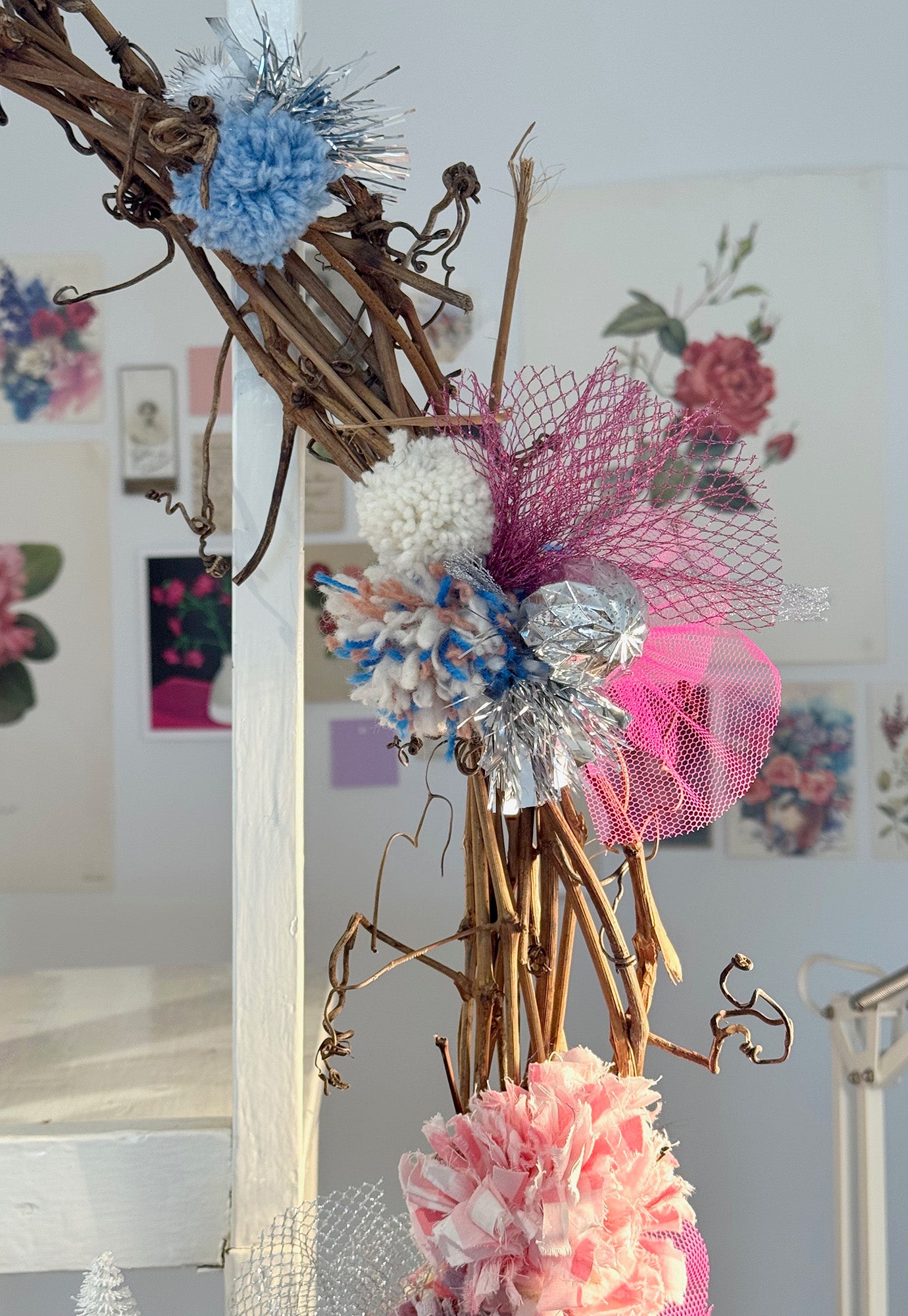 p+p festive wreath - fa la la la XL