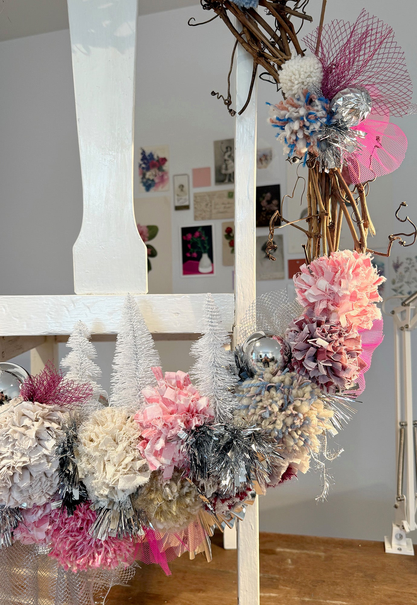 p+p festive wreath - fa la la la XL