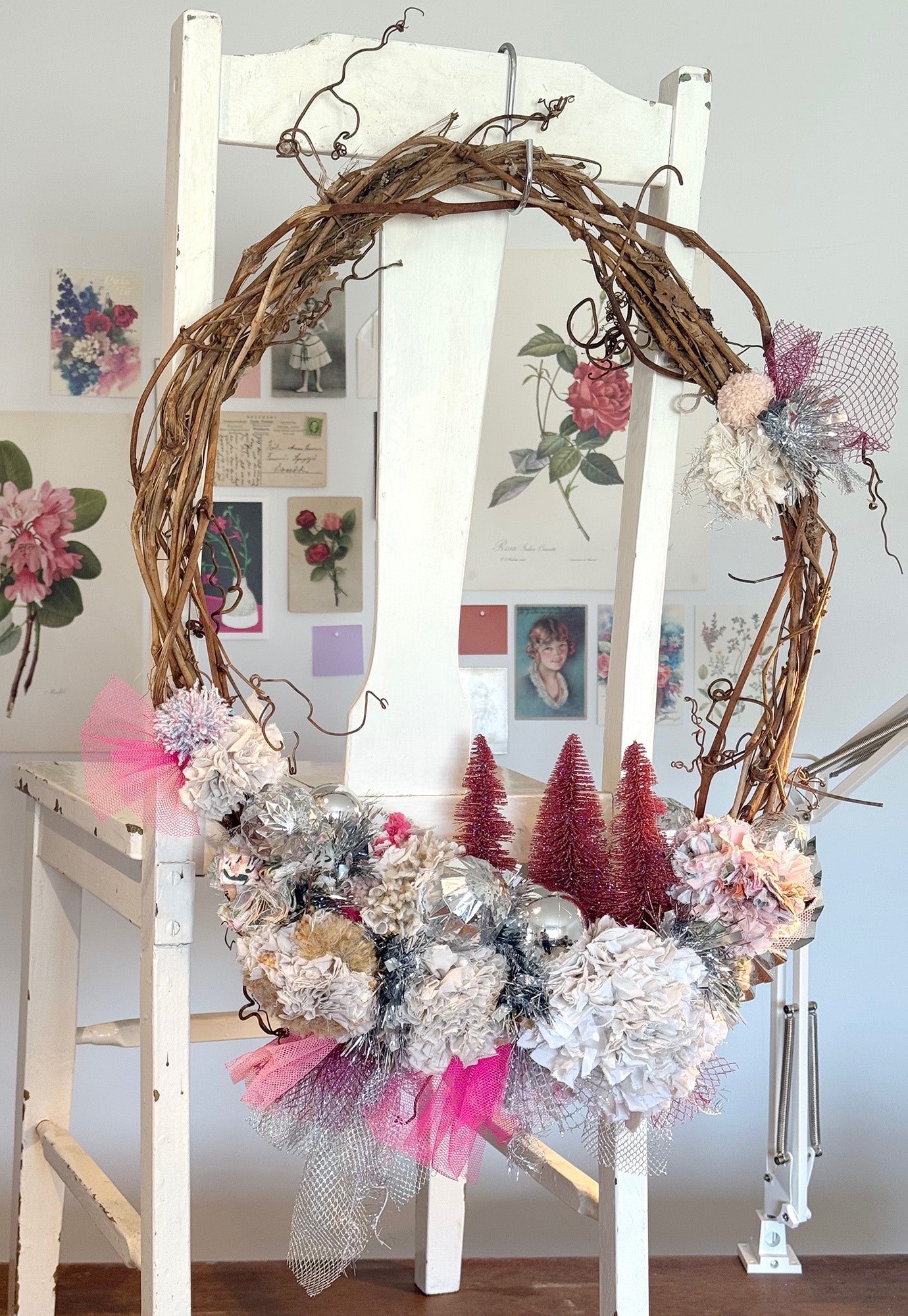 p+p festive wreath - fa la la la L