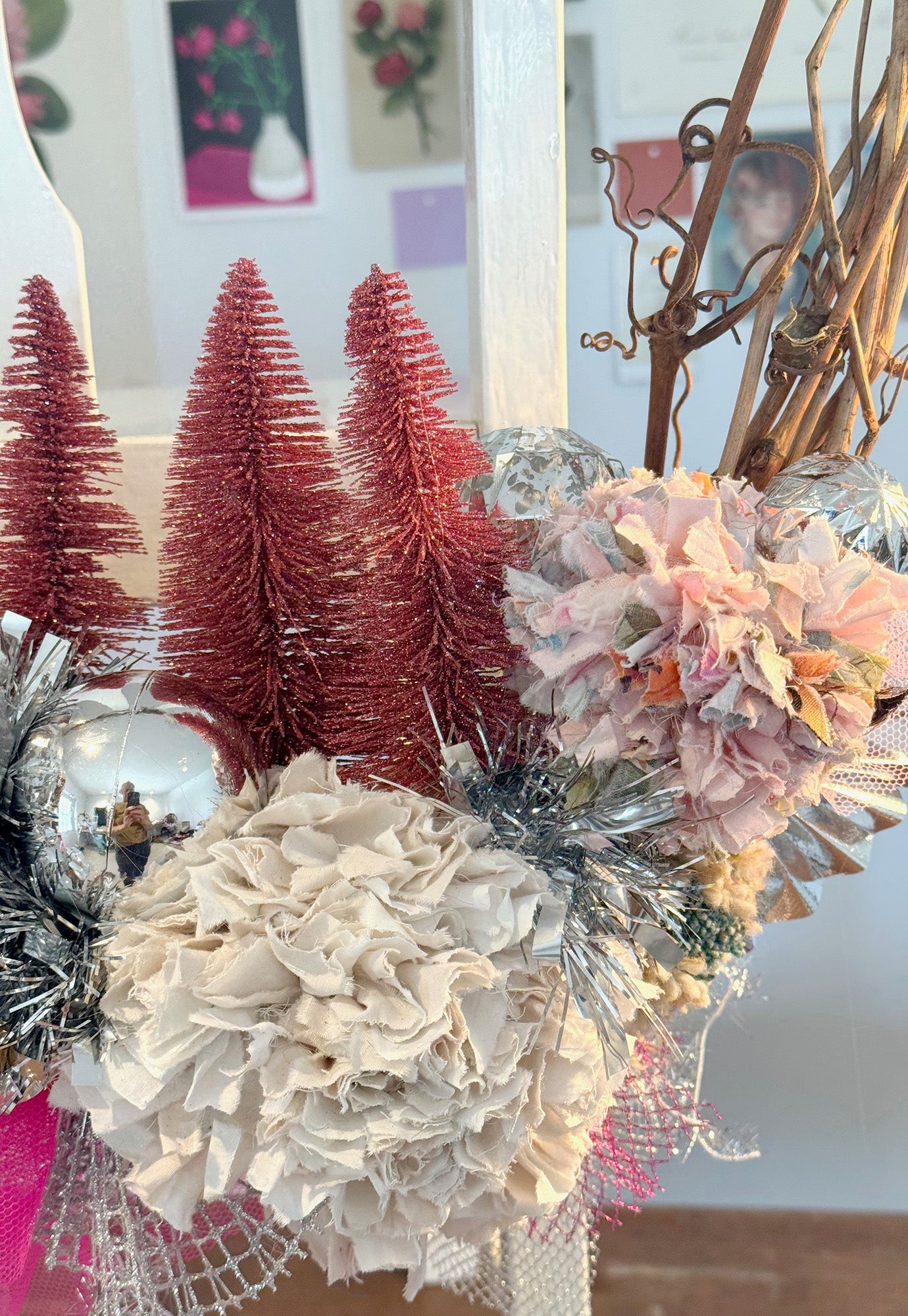 p+p festive wreath - fa la la la L