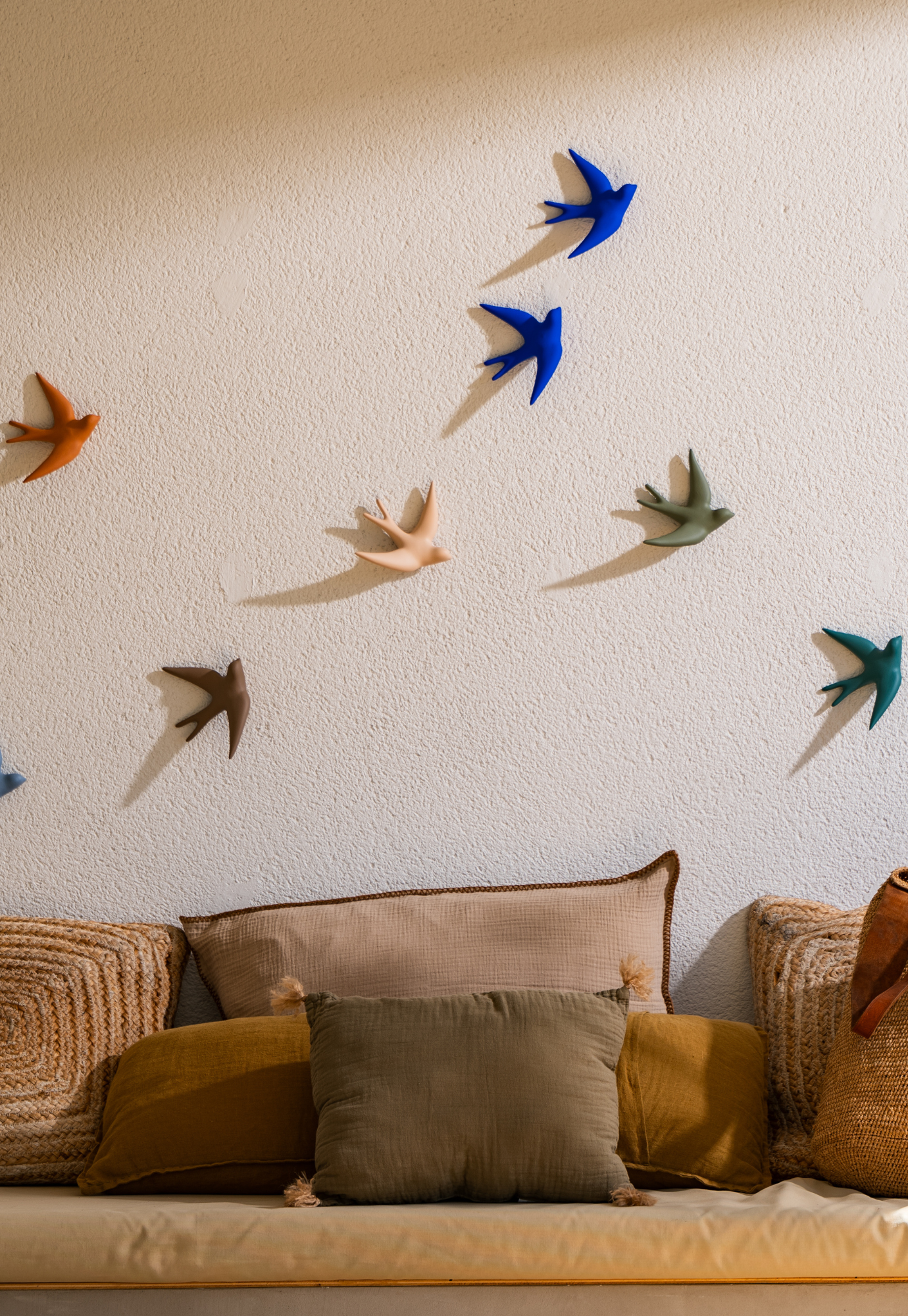 monochromic - ceramic swallow - terre rose