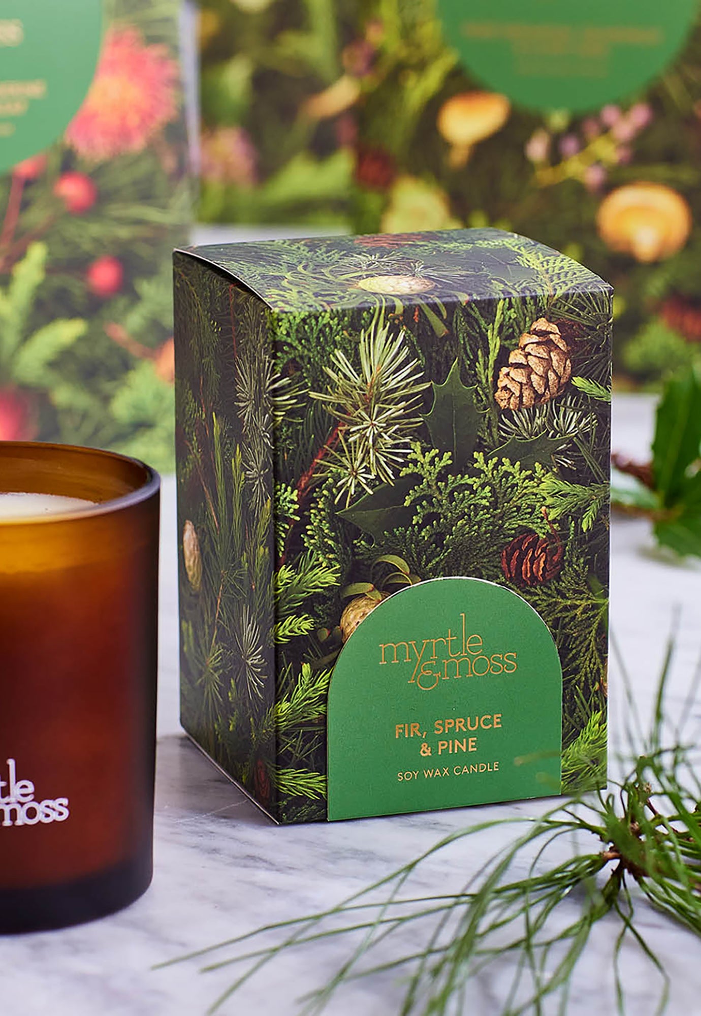 myrtle & moss - xmas collection candle