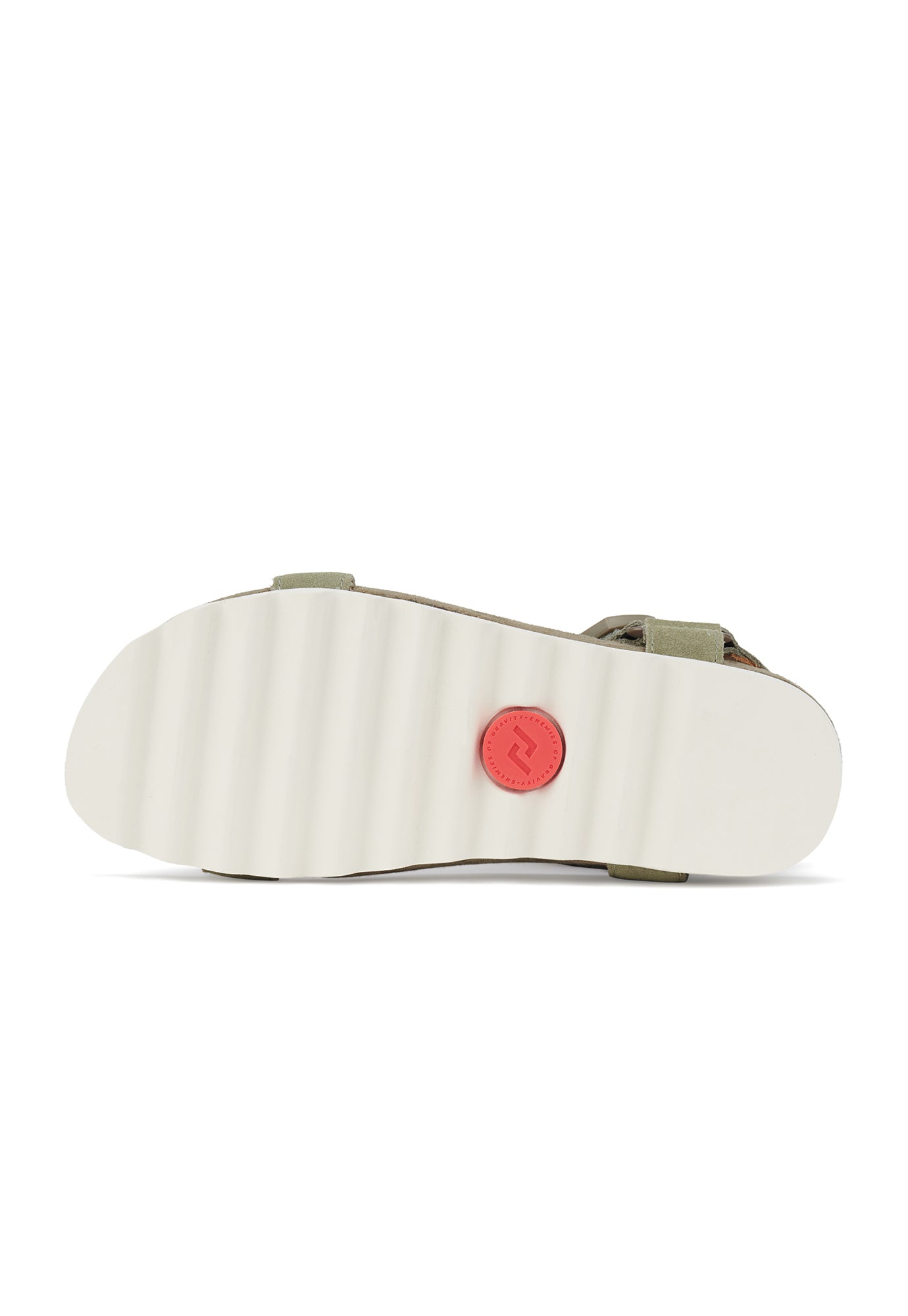 rollie - sandal tooth wedge - sage/white