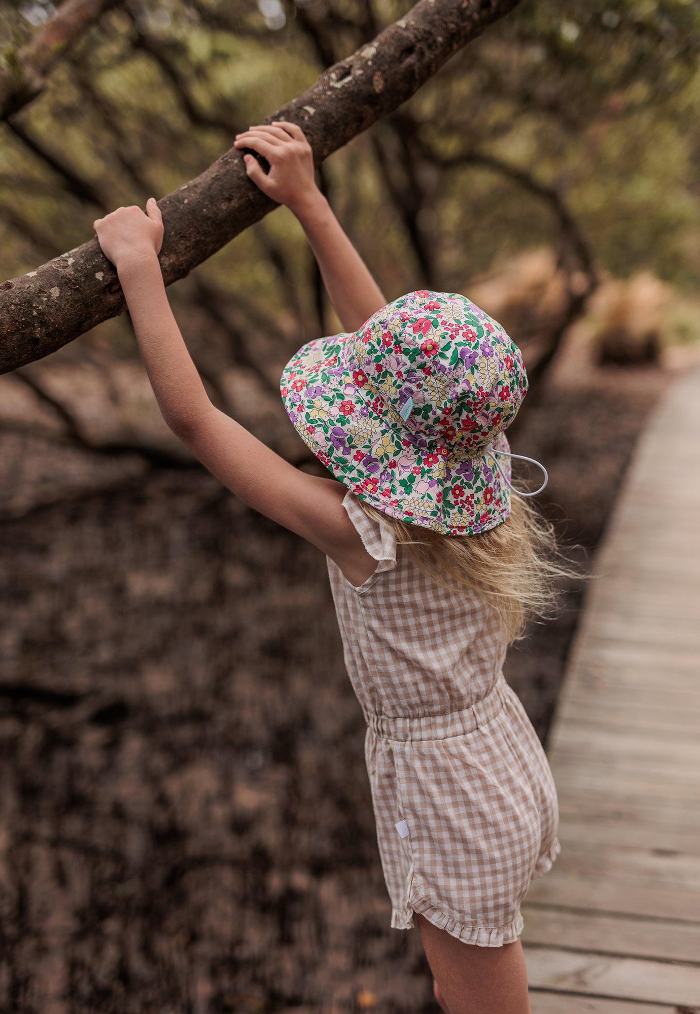 acorn kids - flora bucket hat - floral