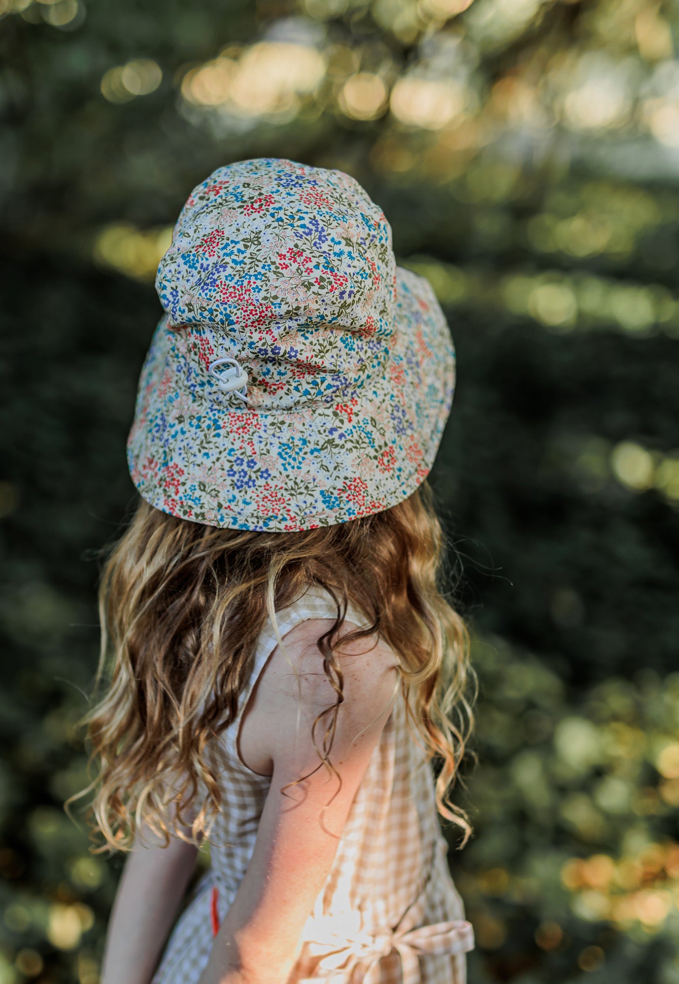 acorn kids - maribel bucket hat - cream floral