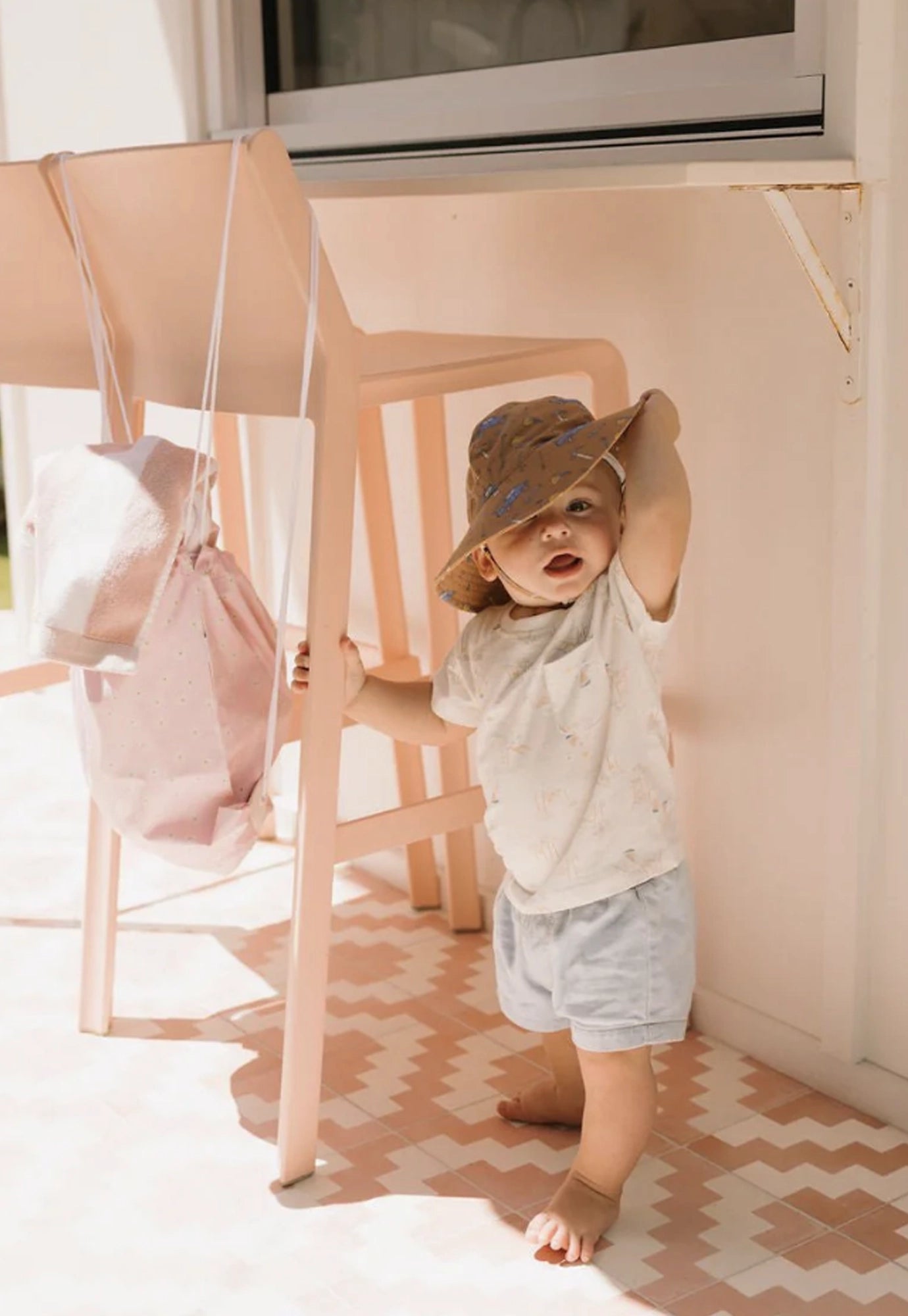 acorn kids - on the tools sunhat