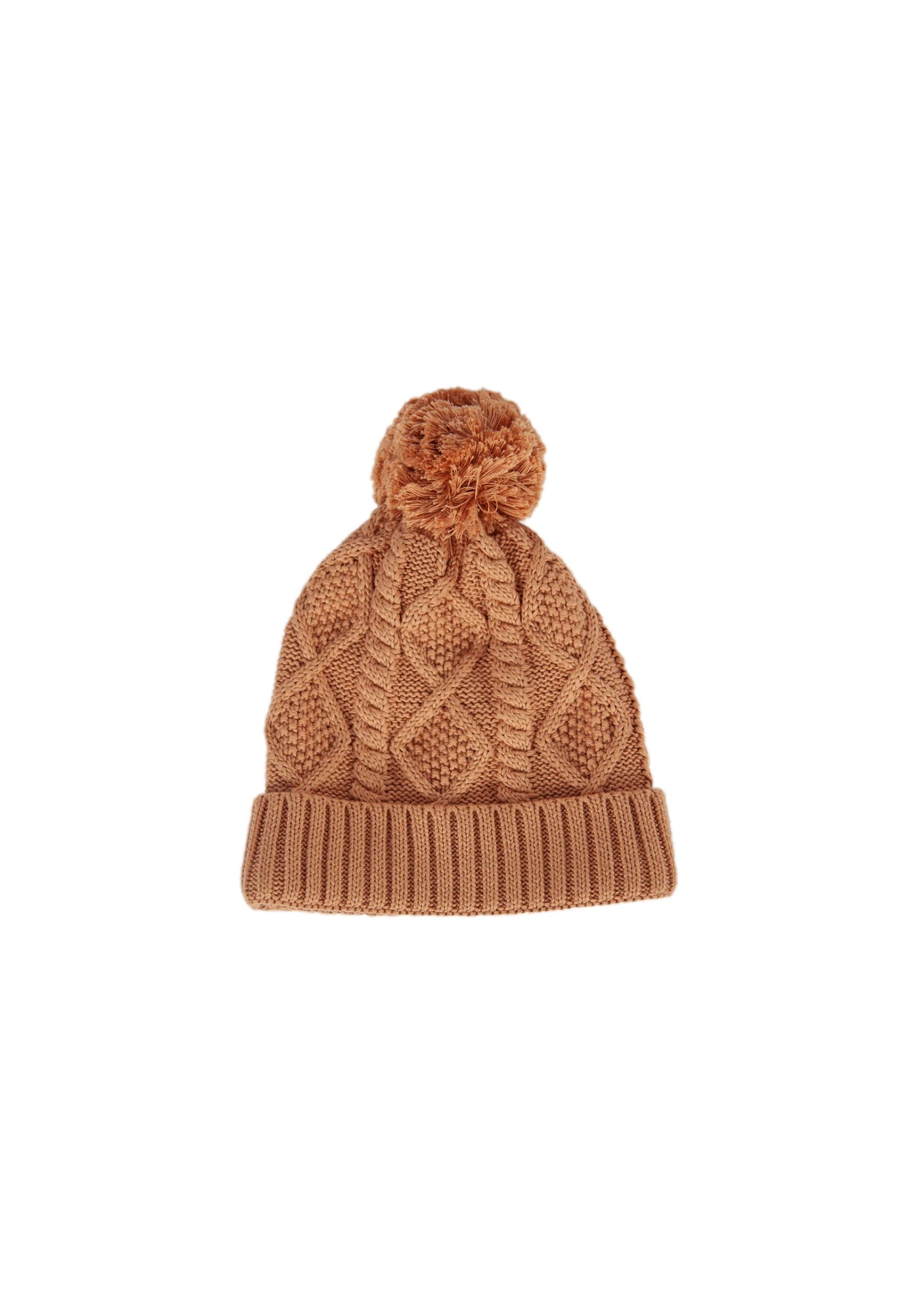 acorn kids - prague beanie - caramel