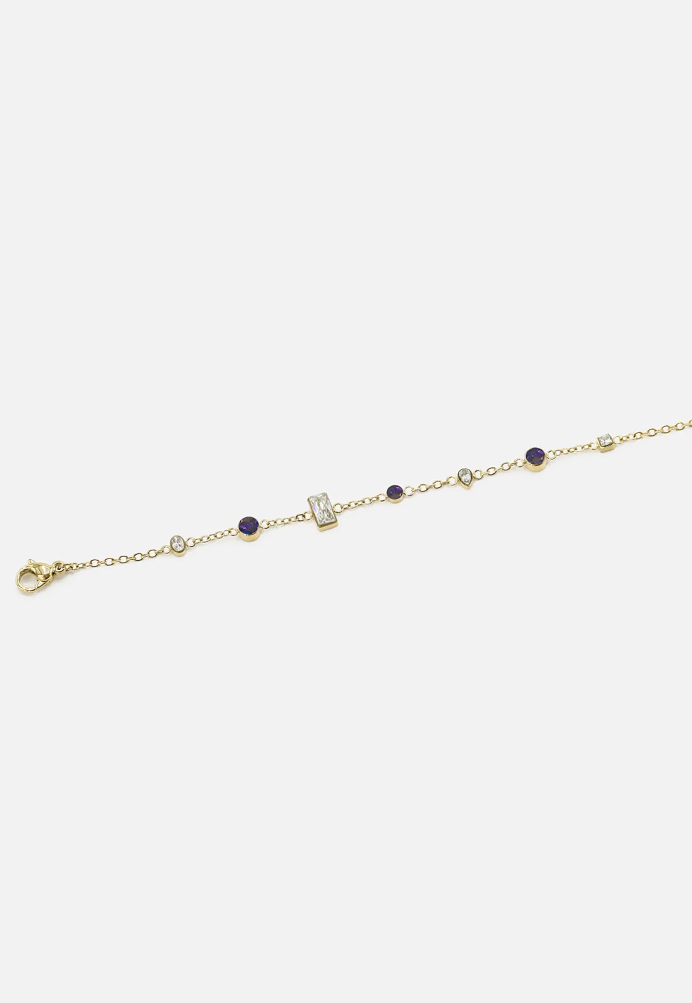 aec paris - helena bracelet - purple zirconium oxide