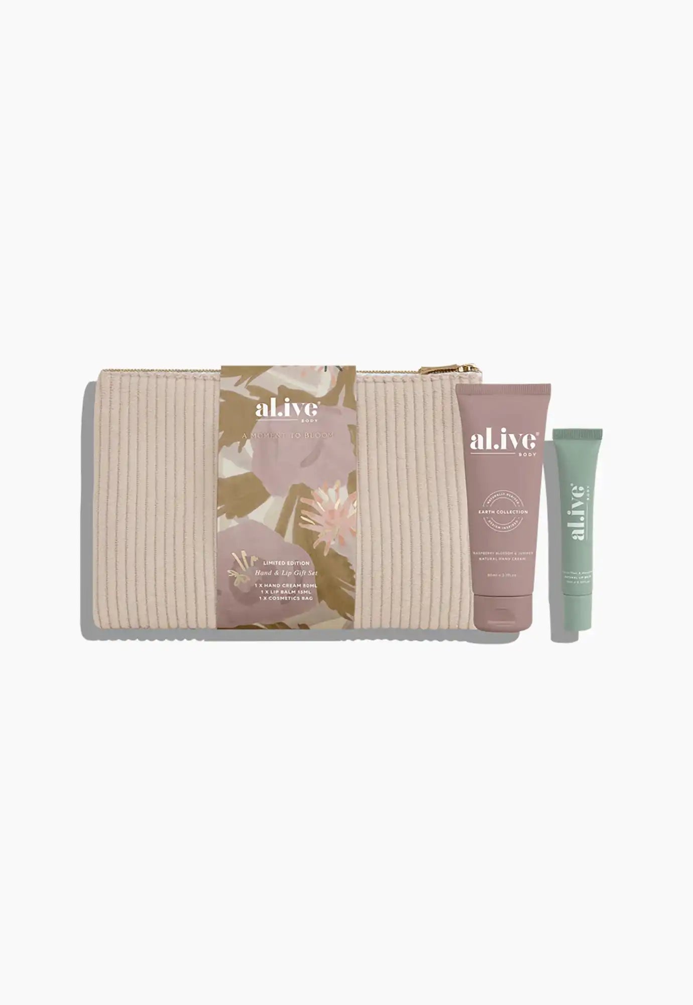al.ive - hand & lip gift set - a moment to bloom