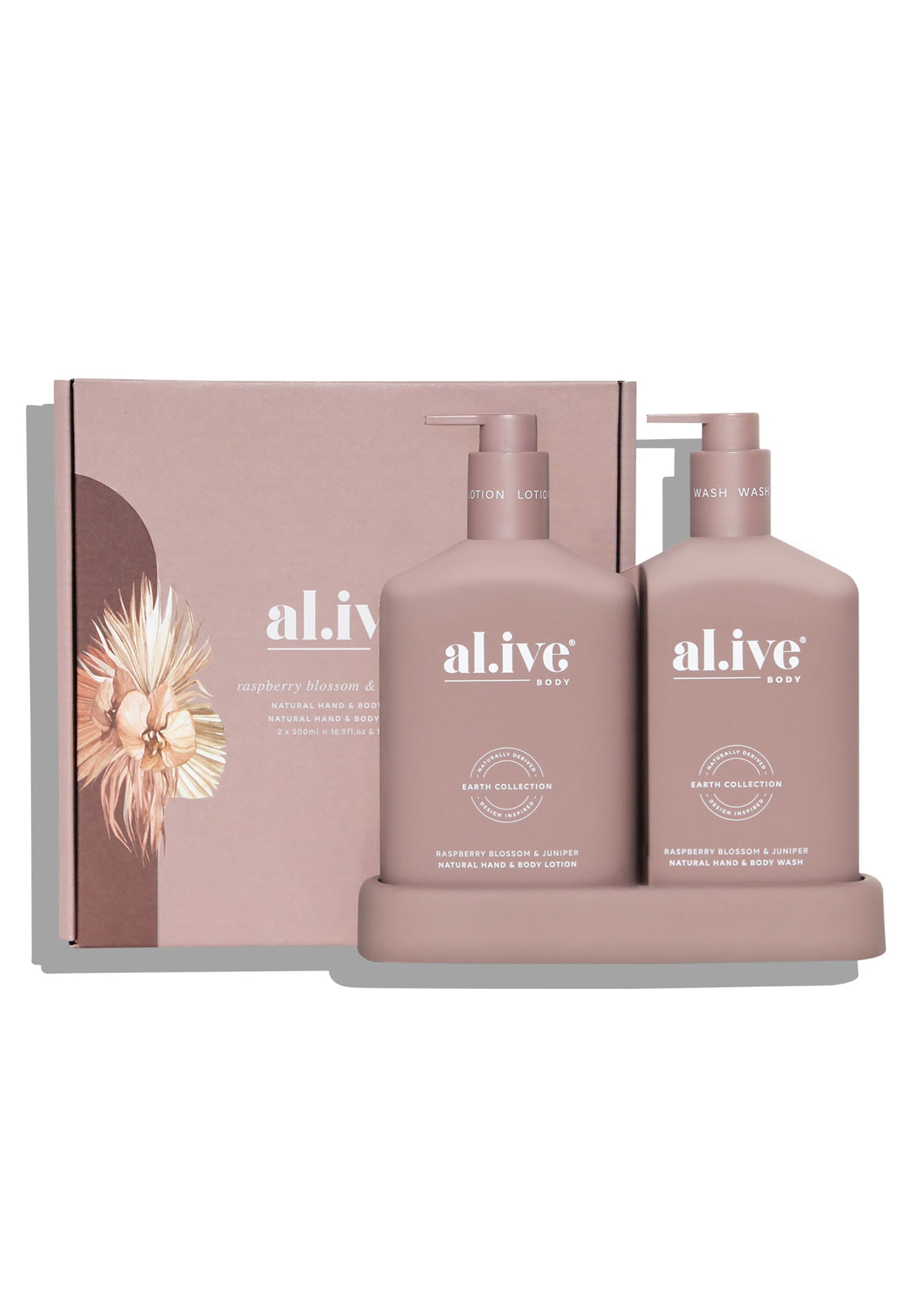al.ive - wash & lotion duo - raspberry blossom & juniper