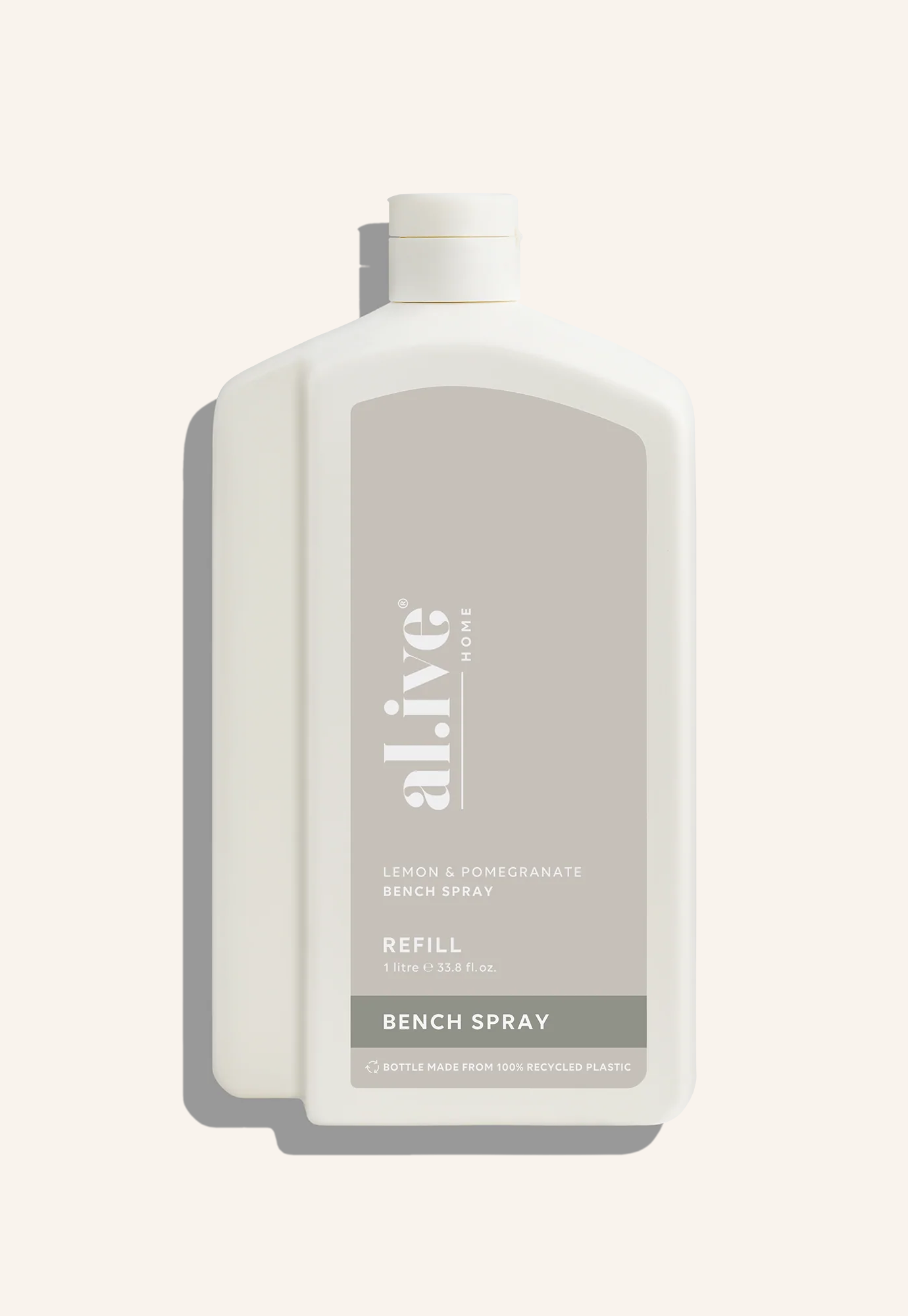al.ive - kitchen bench spray refill - lemon & pomegranate