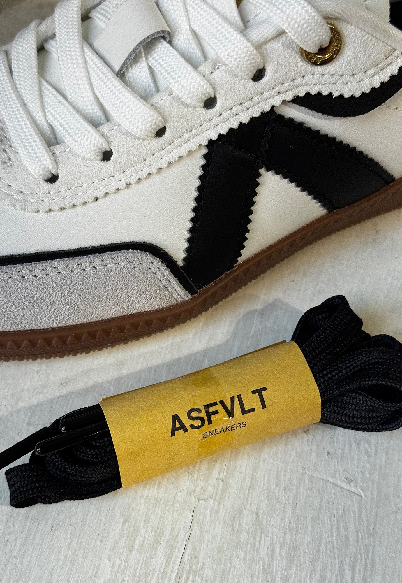 asfvlt - elite classic - white black dark gum – GOOSE