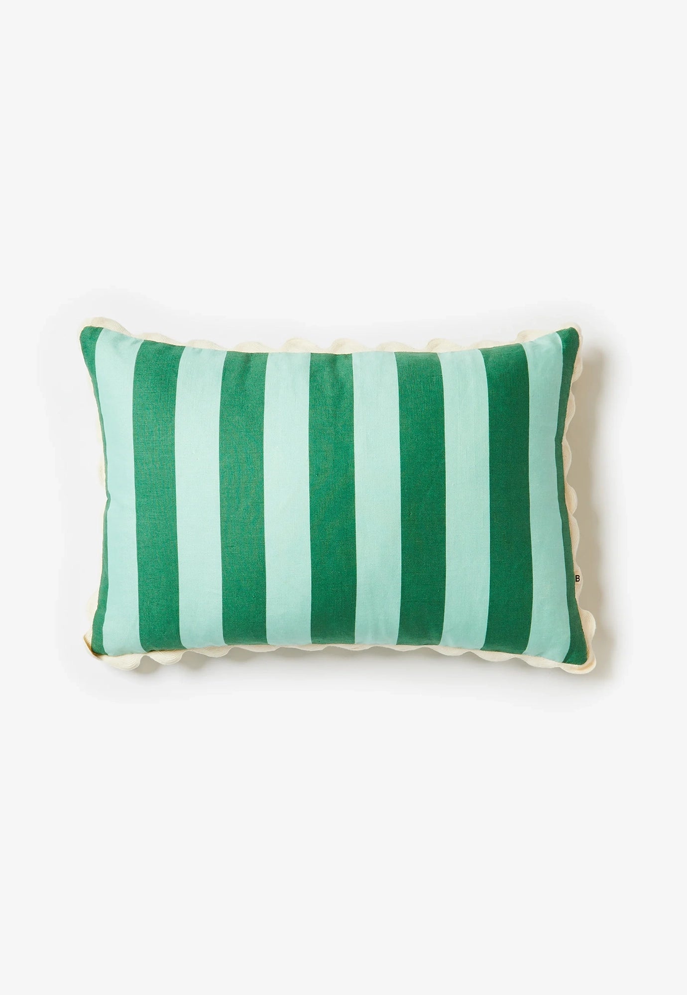 bonnie and neil - bold stripe verde cushion