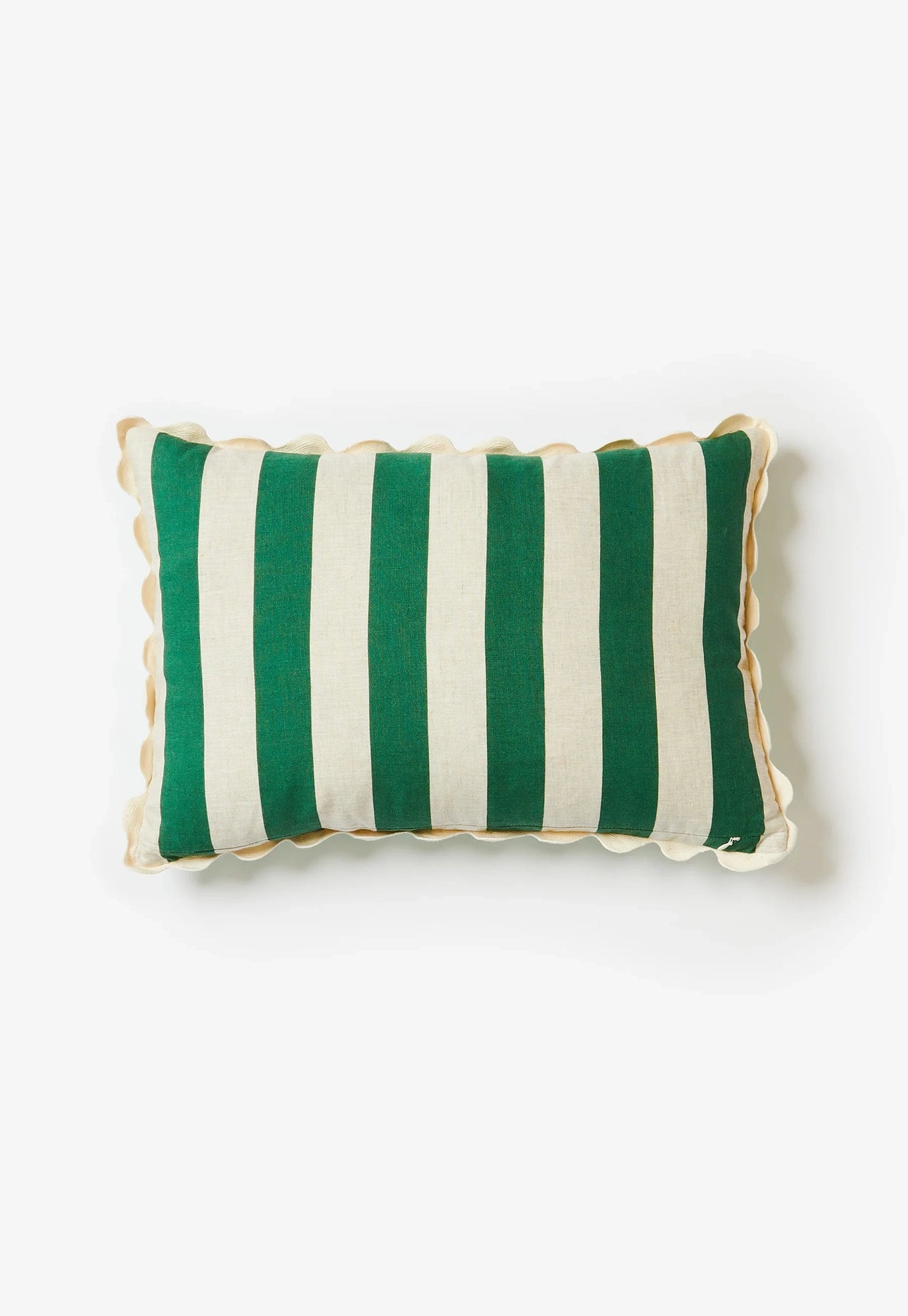 bonnie and neil - bold stripe verde cushion