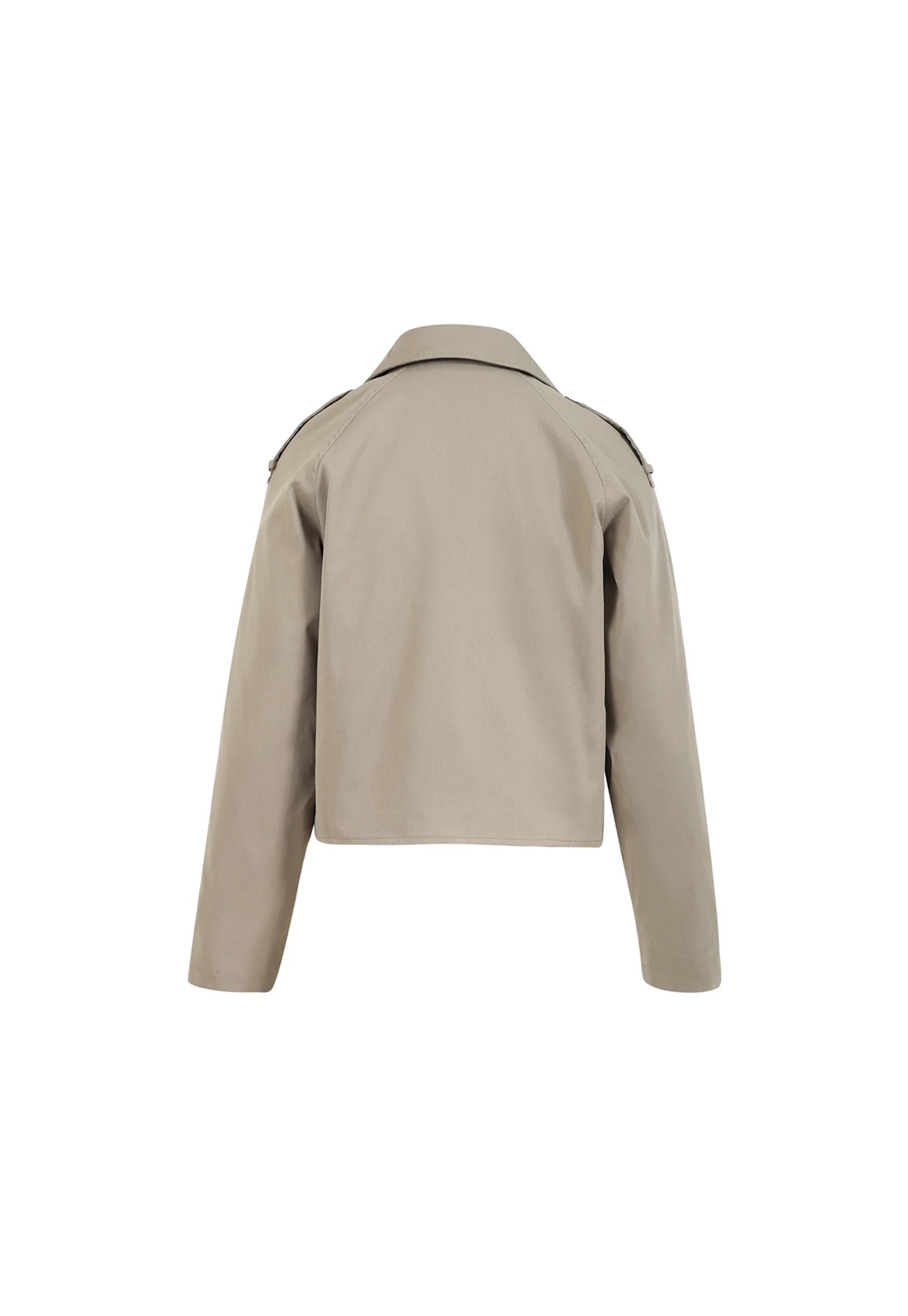 cc heart - alicia short trenchcoat - sand olive