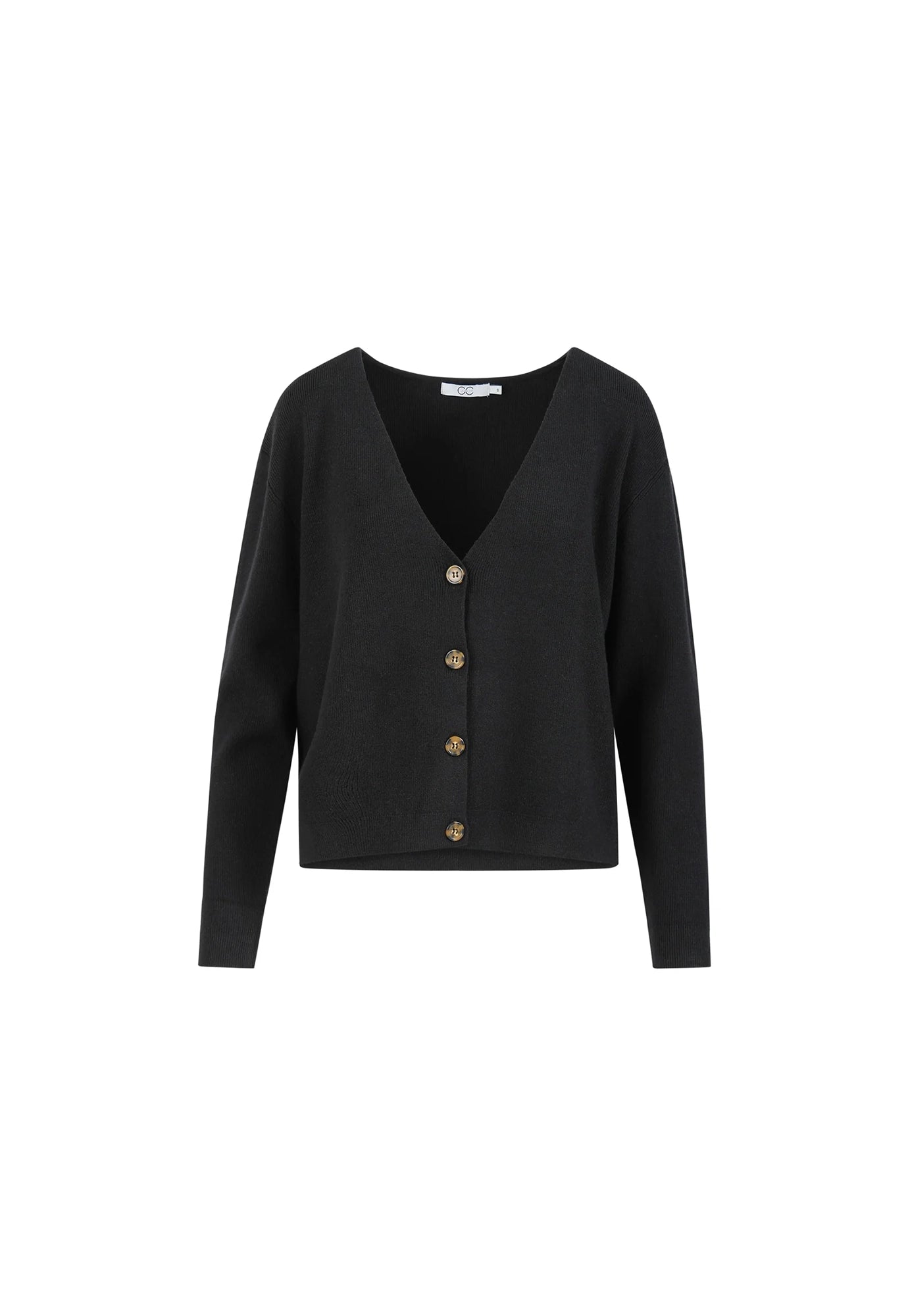 cc heart - alma soft knit cardigan - black