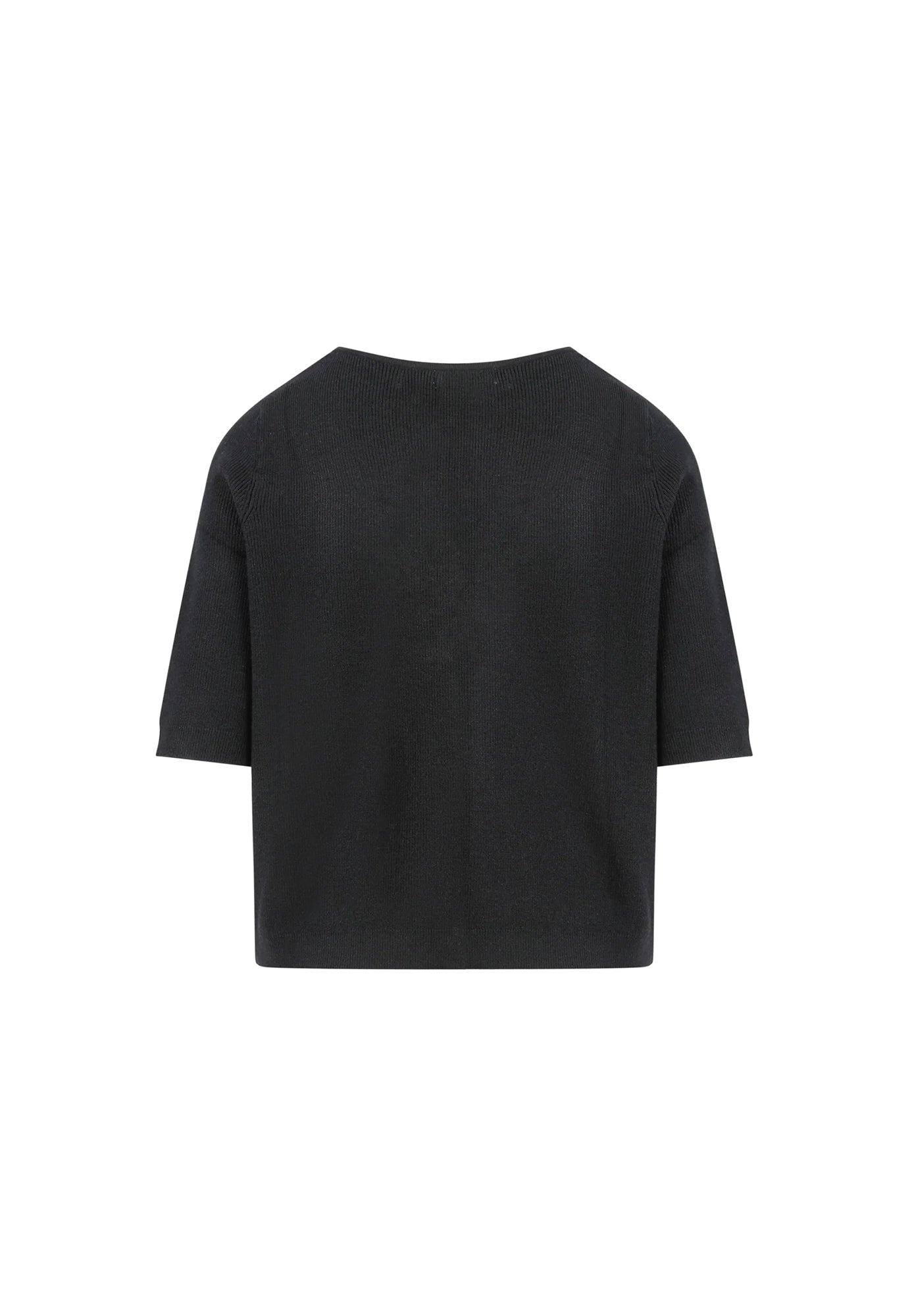 cc heart - alma soft short sleeve knit - black