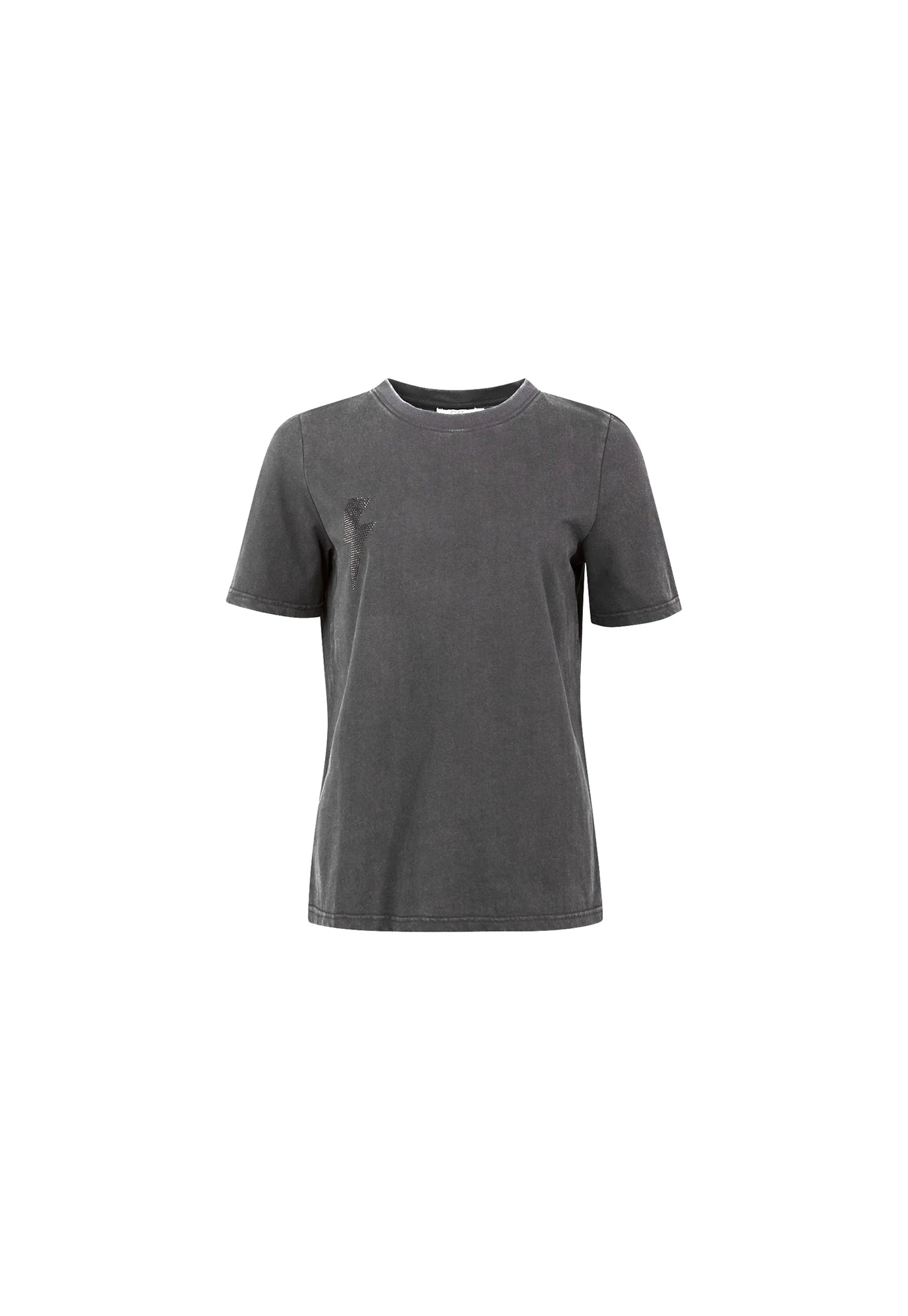 cc heart - lightning tee - washed grey