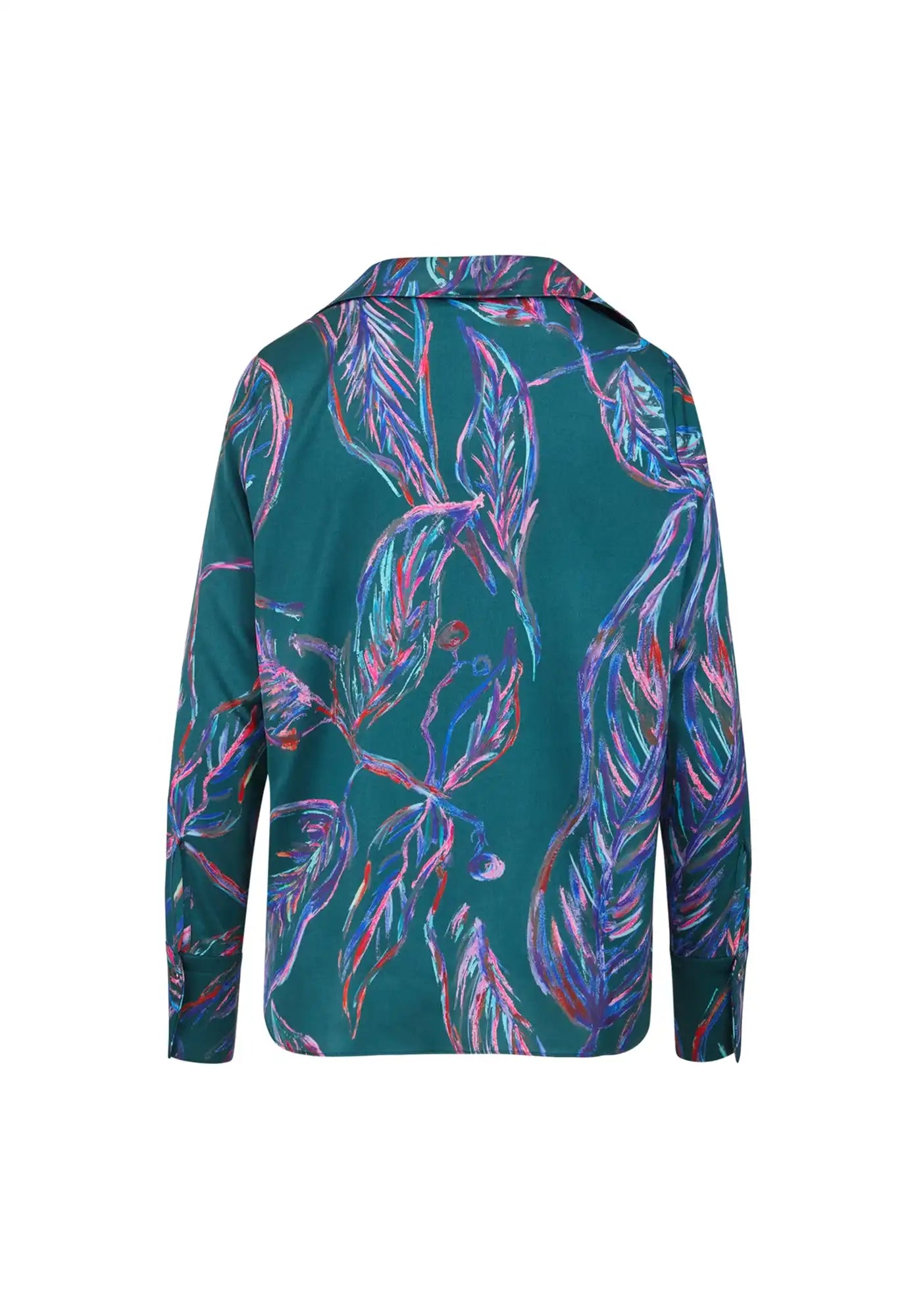 coster copenhagen - blouse - multi leaves print