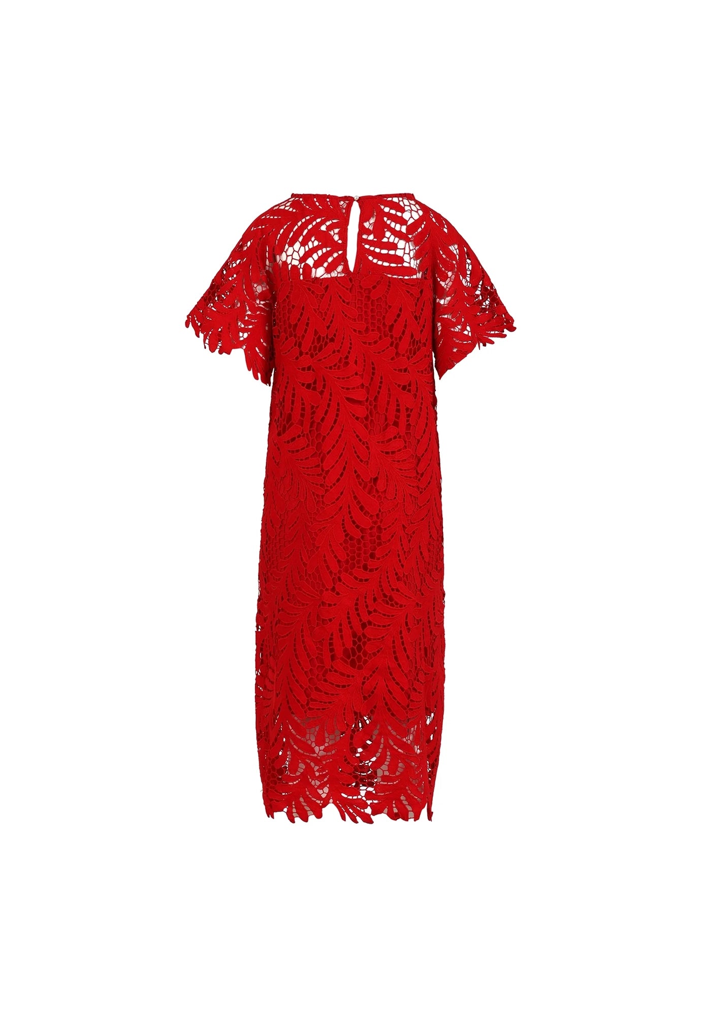 coster copenhagen - lace dress - scarlet red