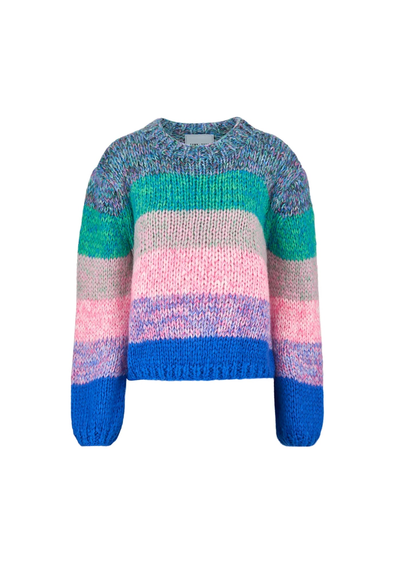 dawn x dare - gigi rainbow knit - blue multi