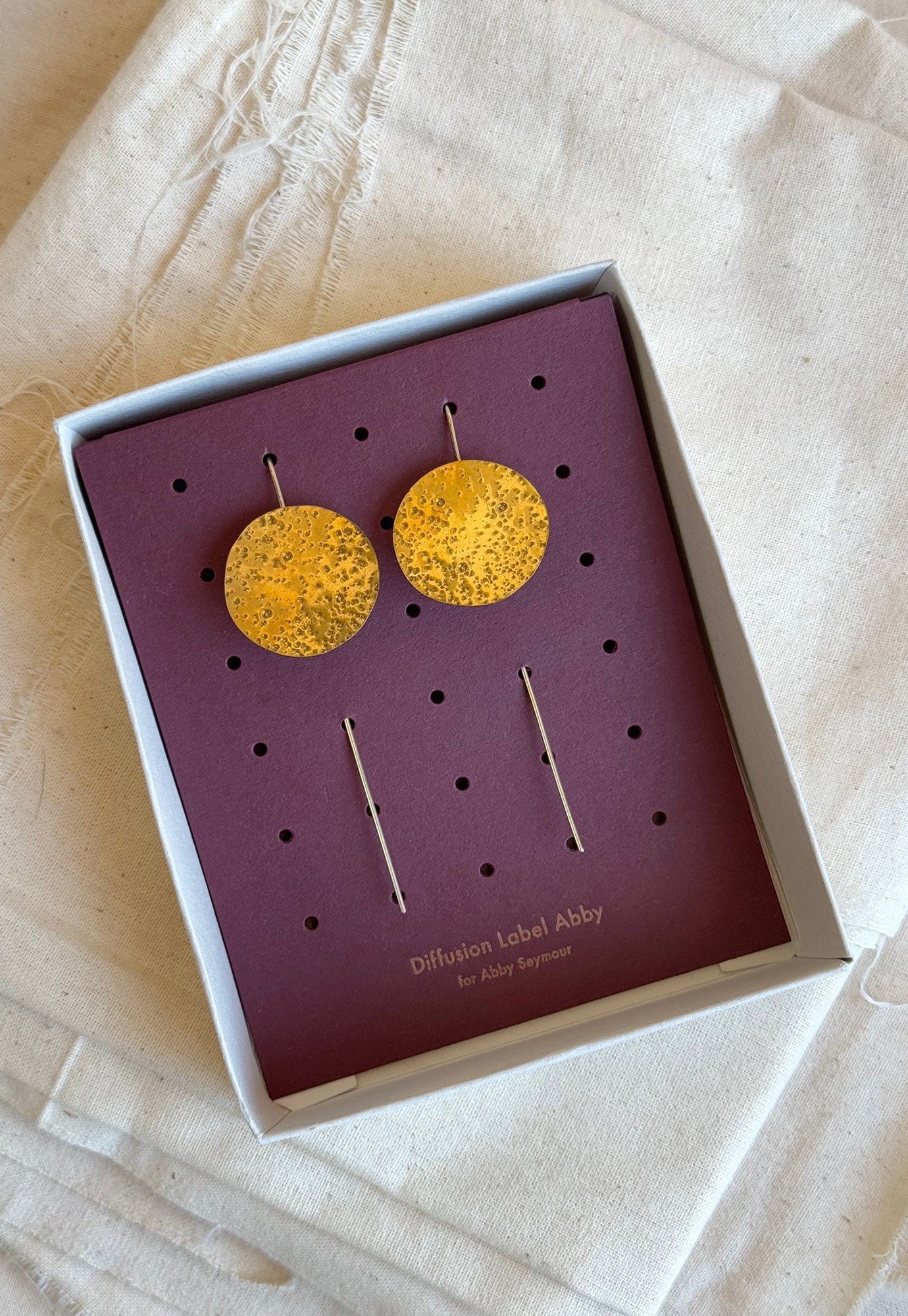 abby seymour - moon drop earrings