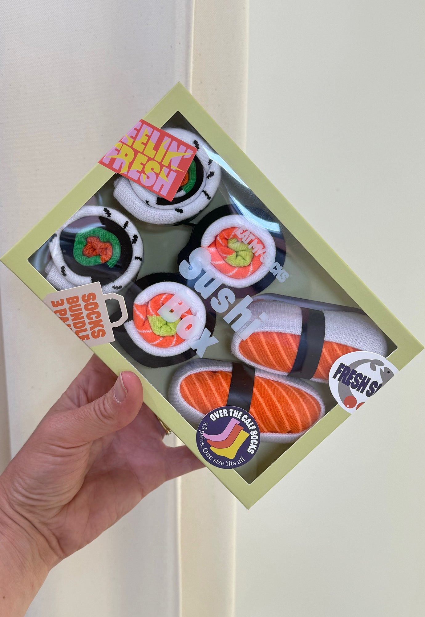 eat my socks - sushi box 3 pairs