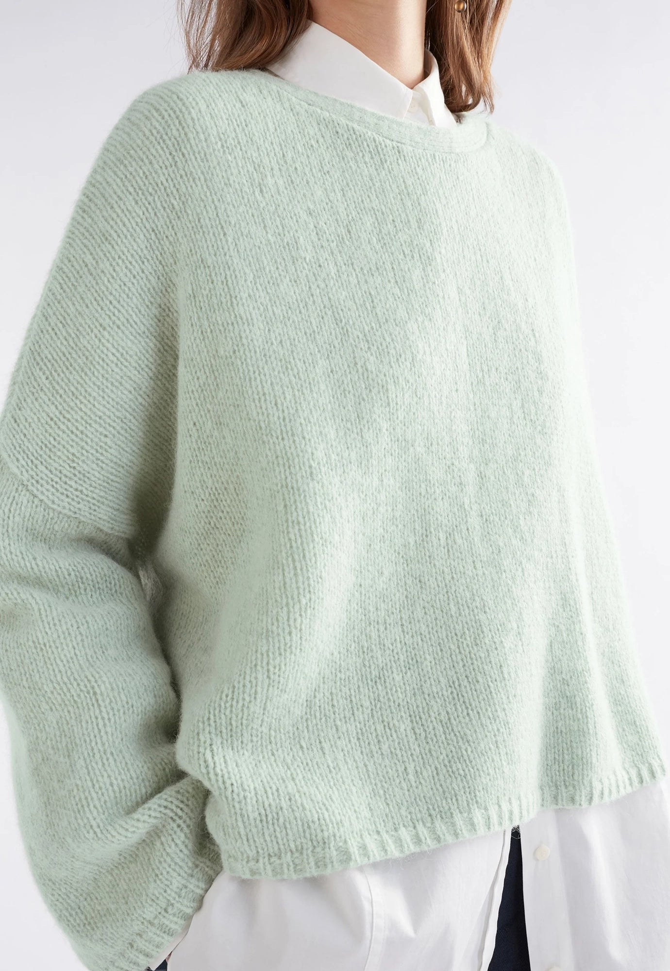 elk - agna sweater - new mint