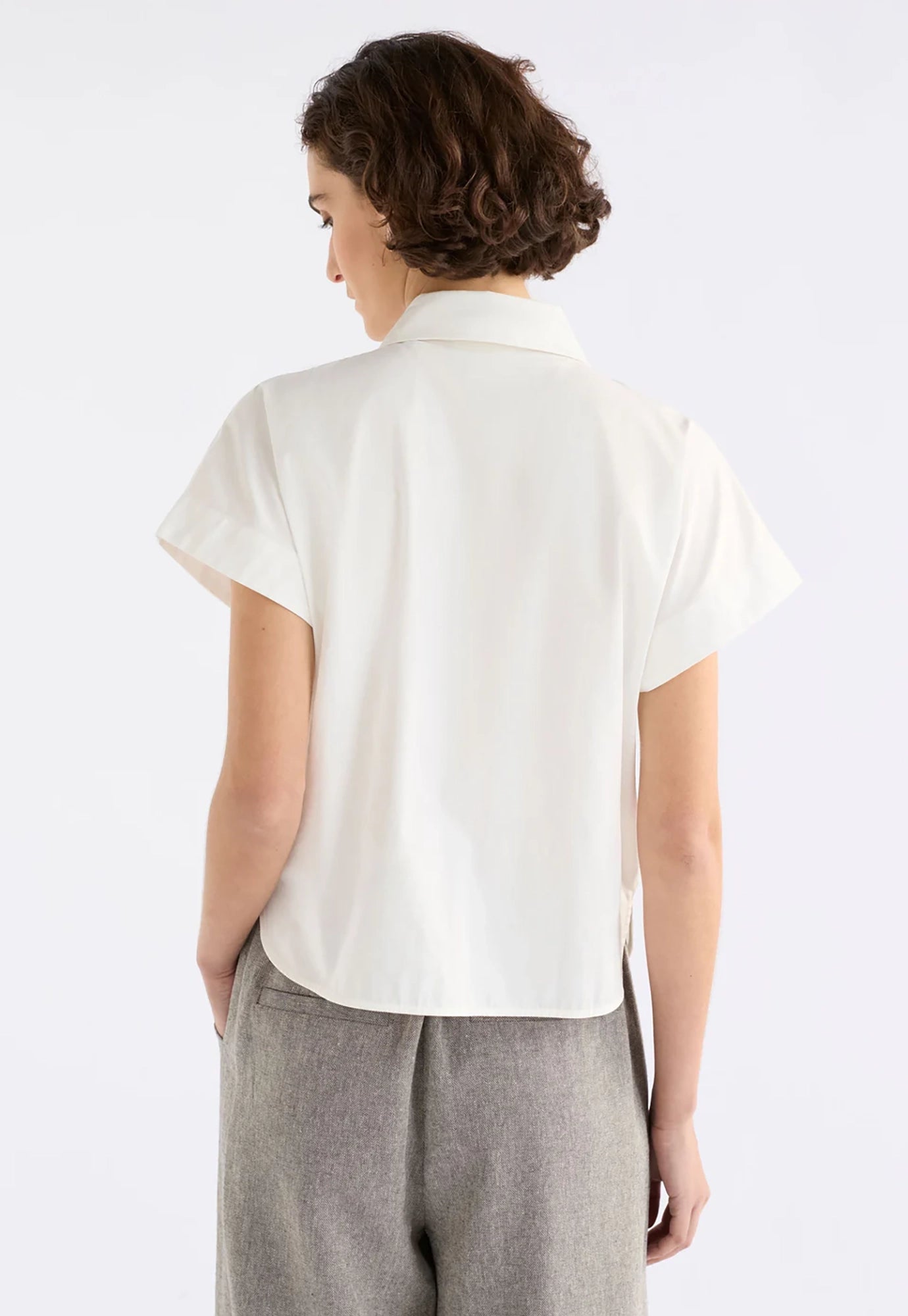elk - apres shirt - white