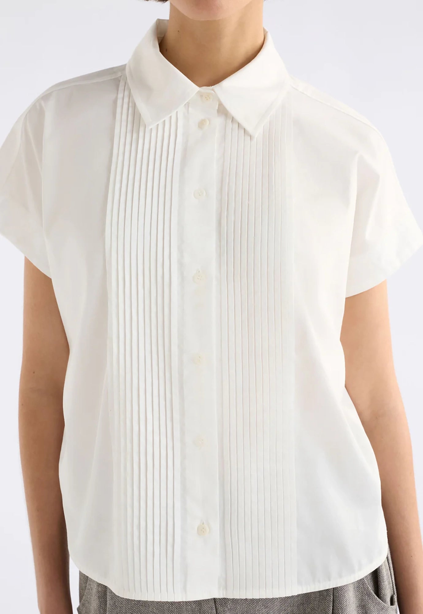 elk - apres shirt - white