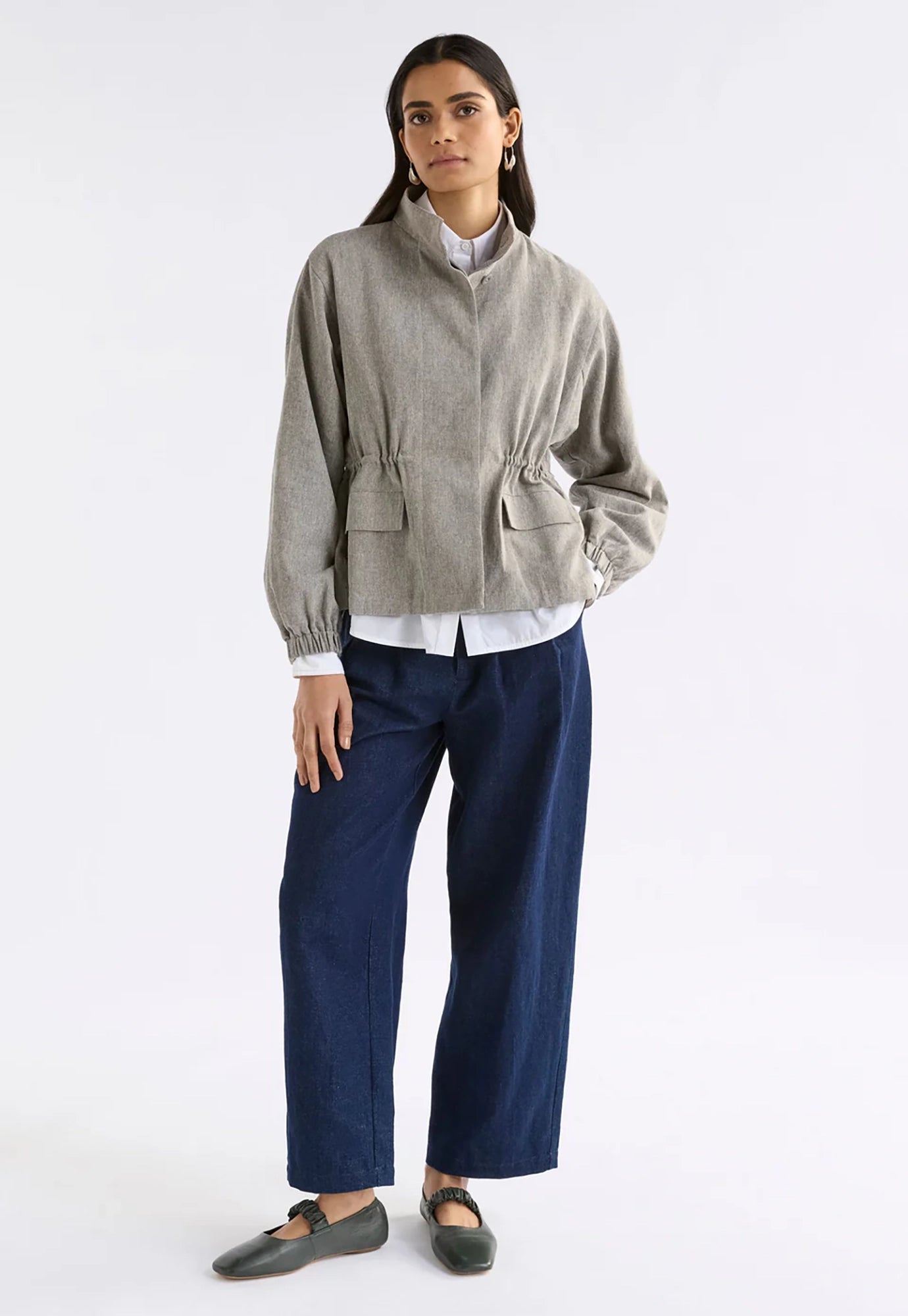 elk - citte jacket - graphite