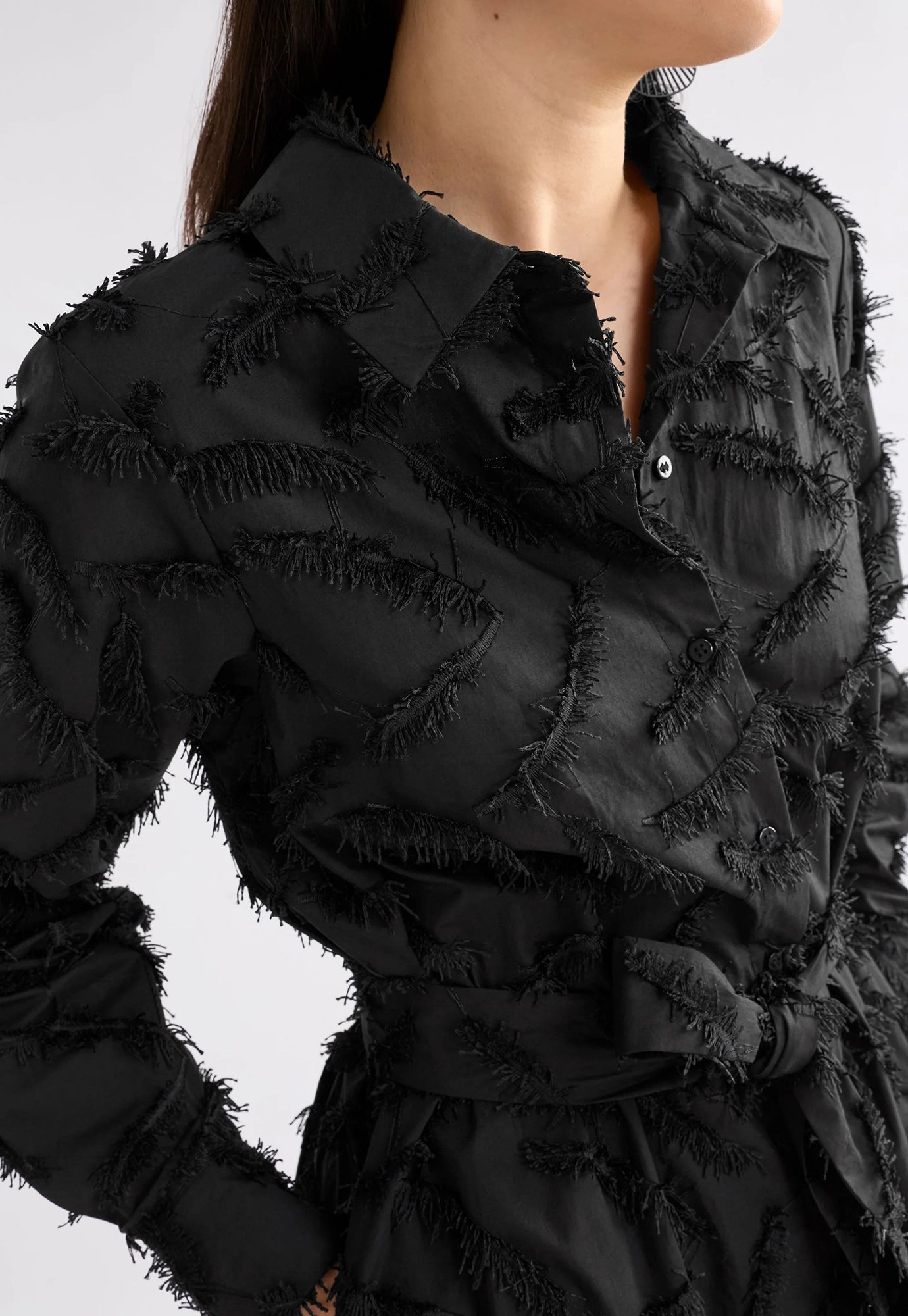 elk - etra dress - black