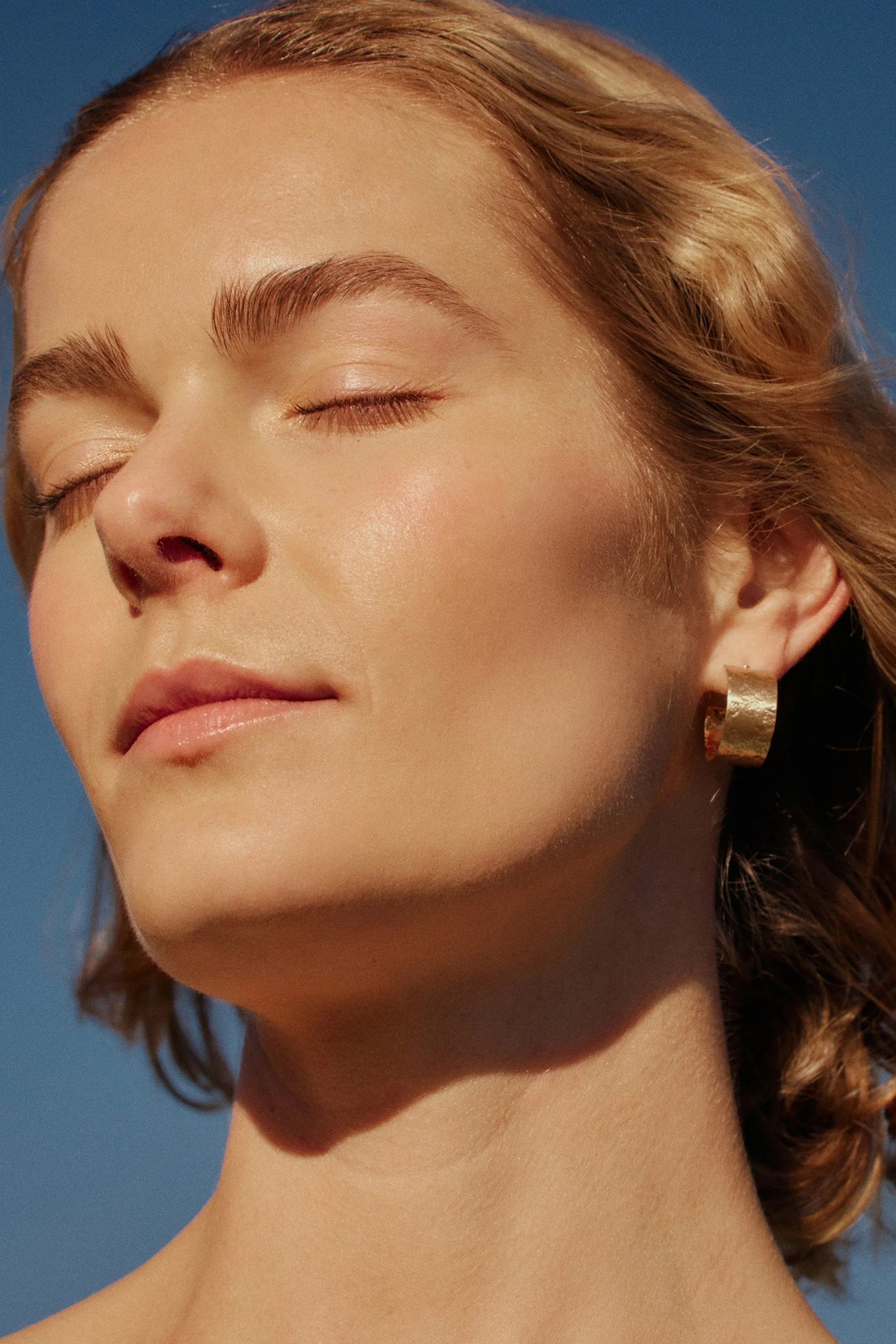 elk - gild hoop earring