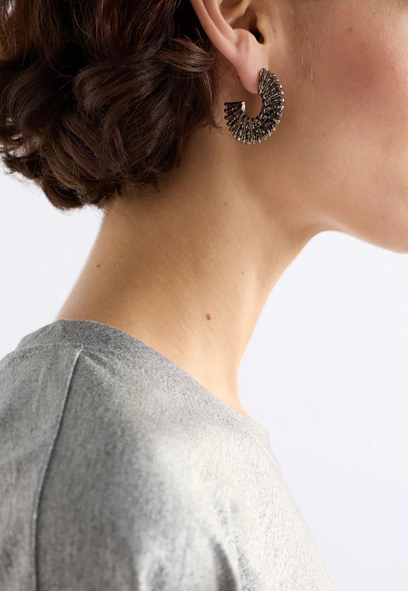 elk - krusen hoop earrings