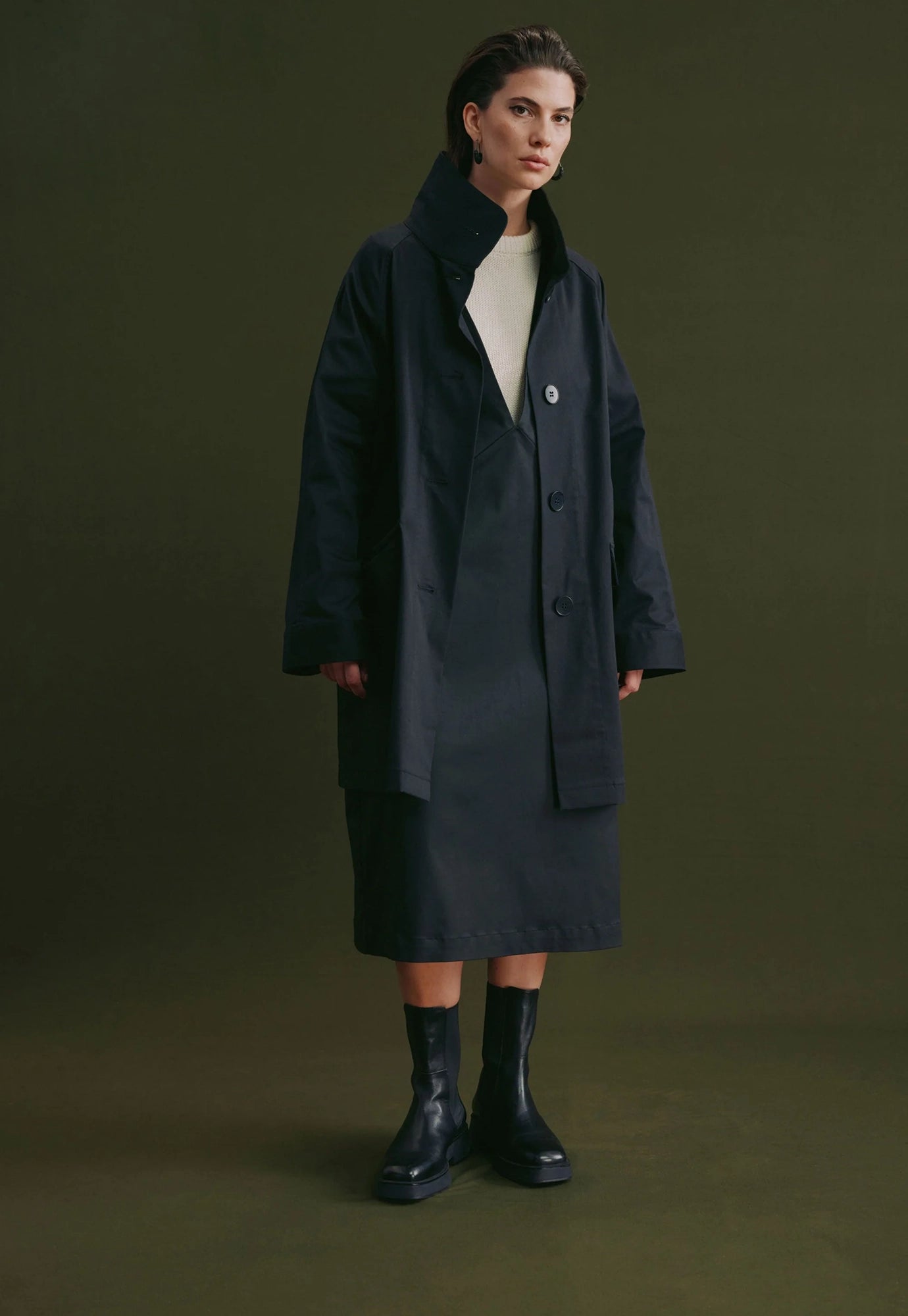 elk - noorden coat - black