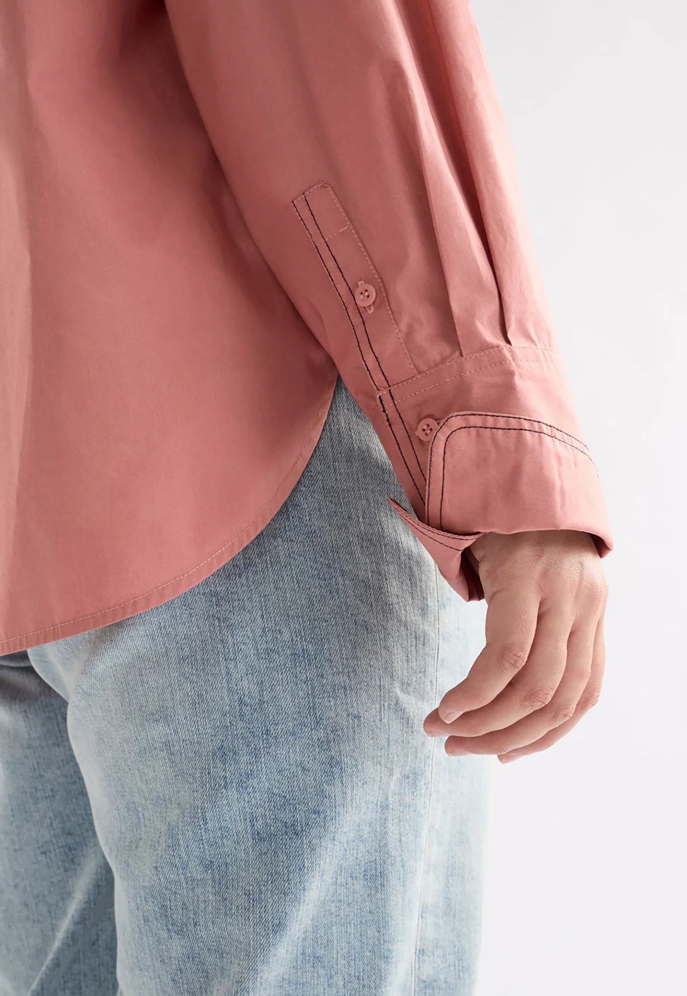 elk - salli shirt - clay pink