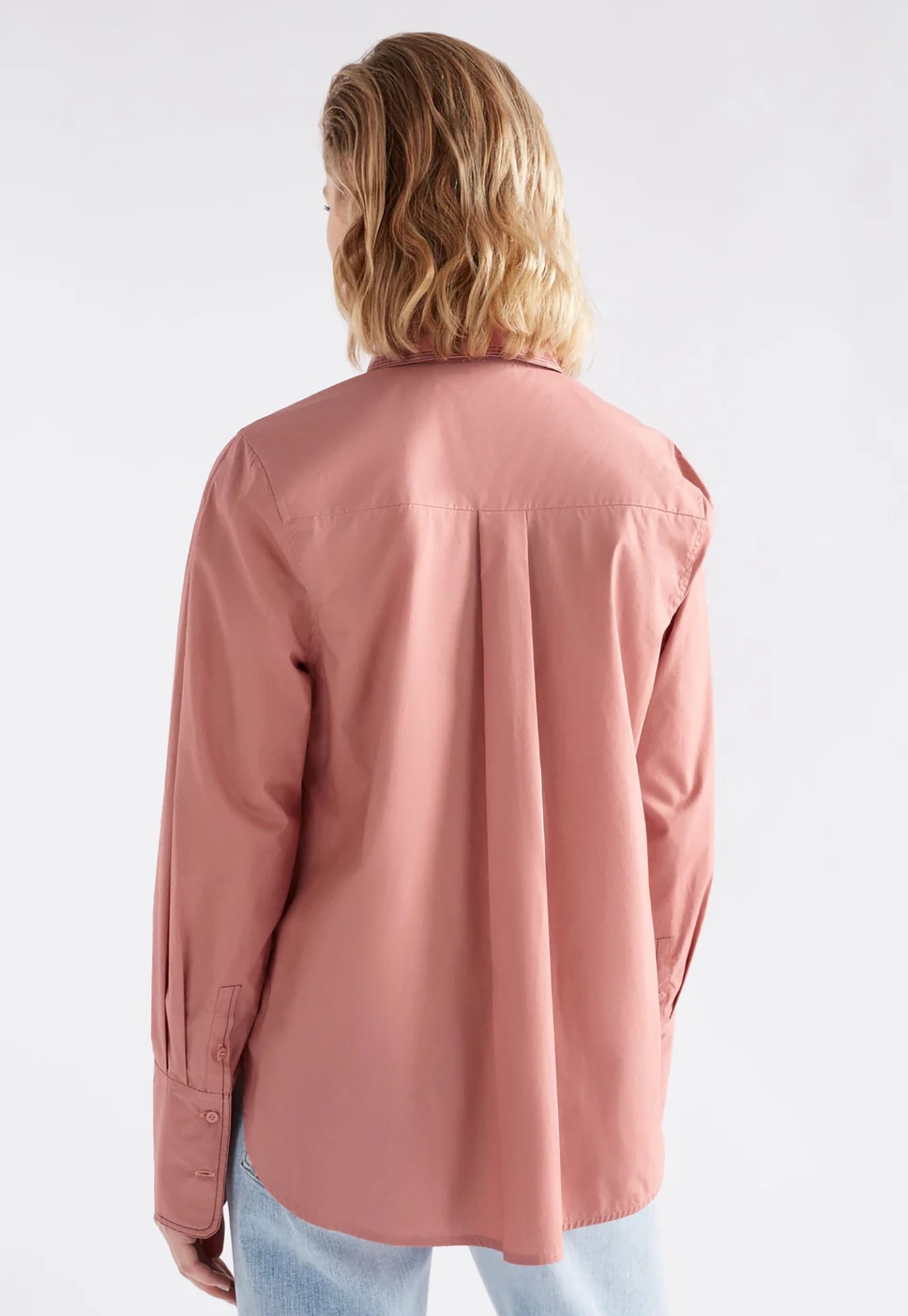 elk - salli shirt - clay pink