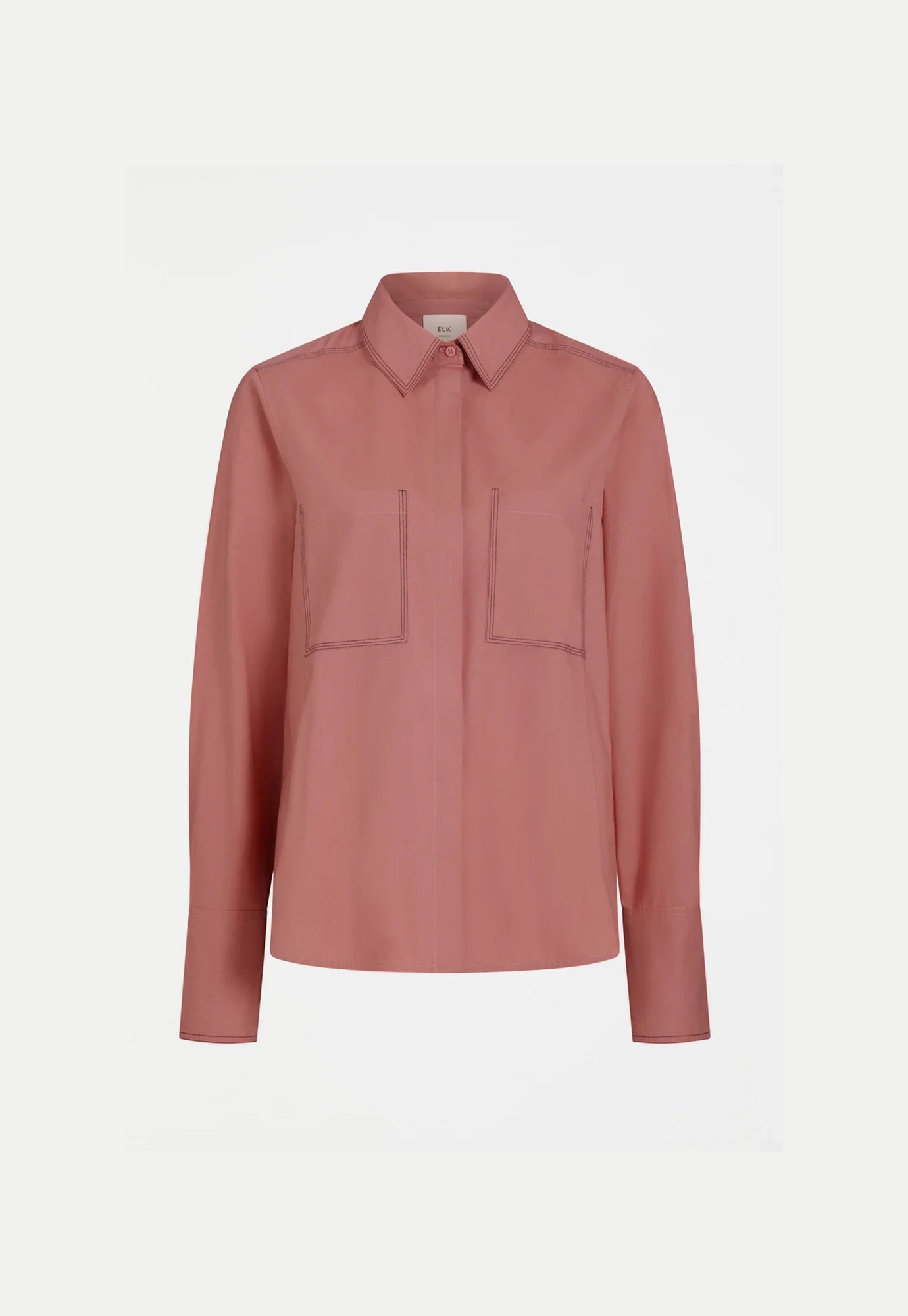 elk - salli shirt - clay pink