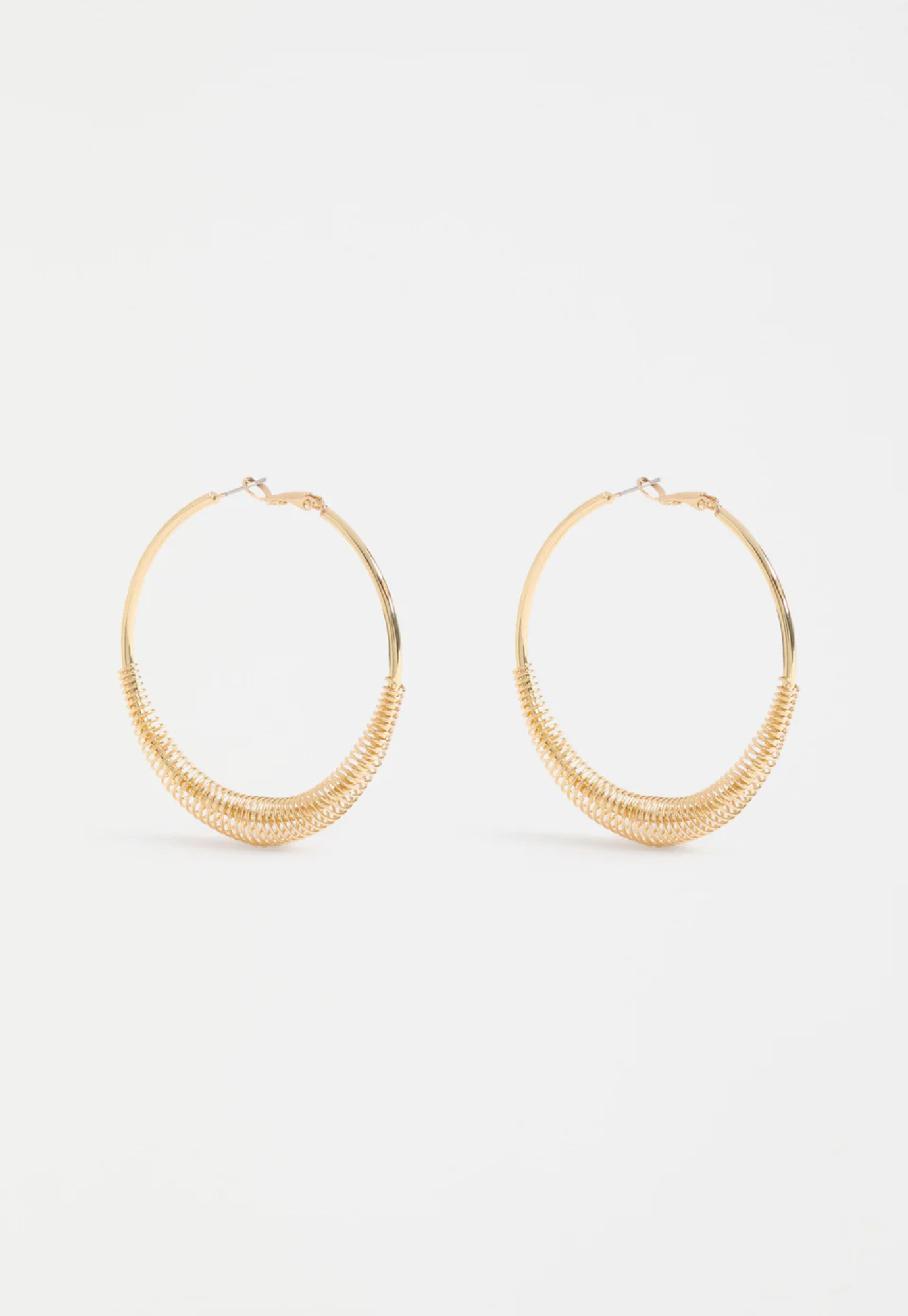 elk - solf metallic hoop earrings