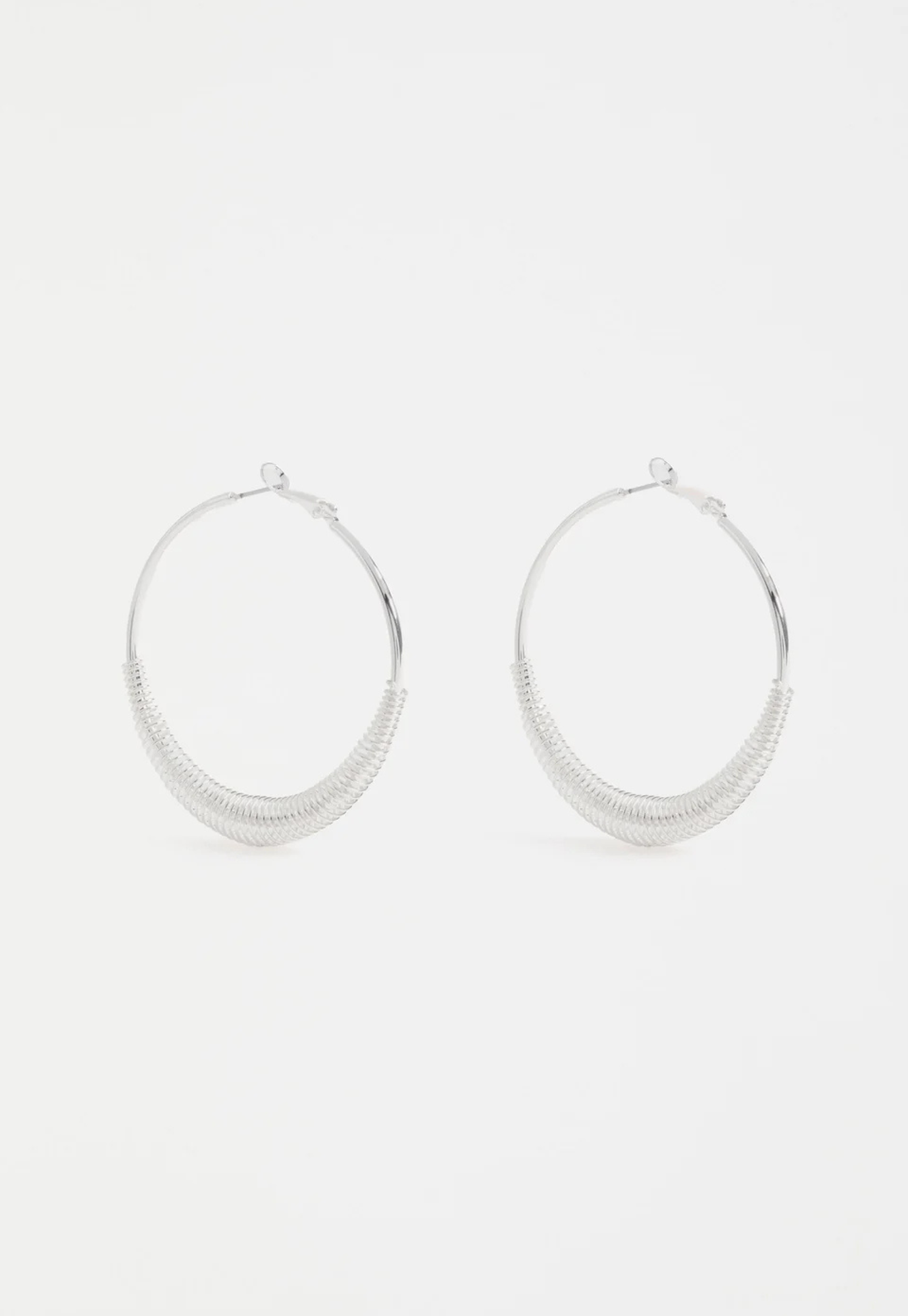elk - solf metallic hoop earrings