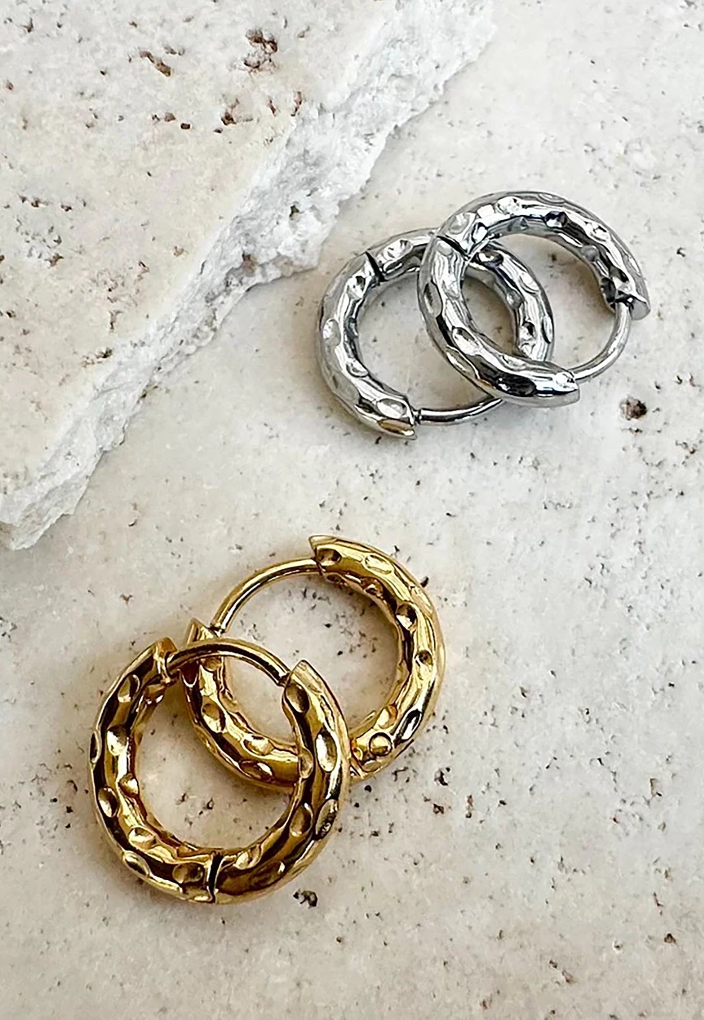 ever - wave huggie earrings