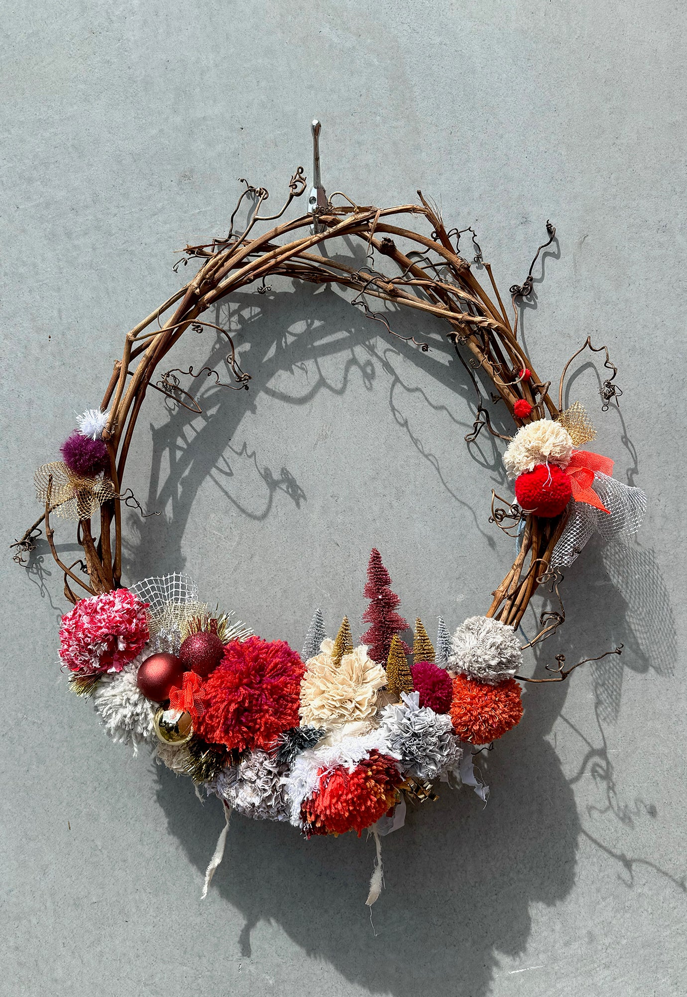 p+p festive wreath - jingle jangle L