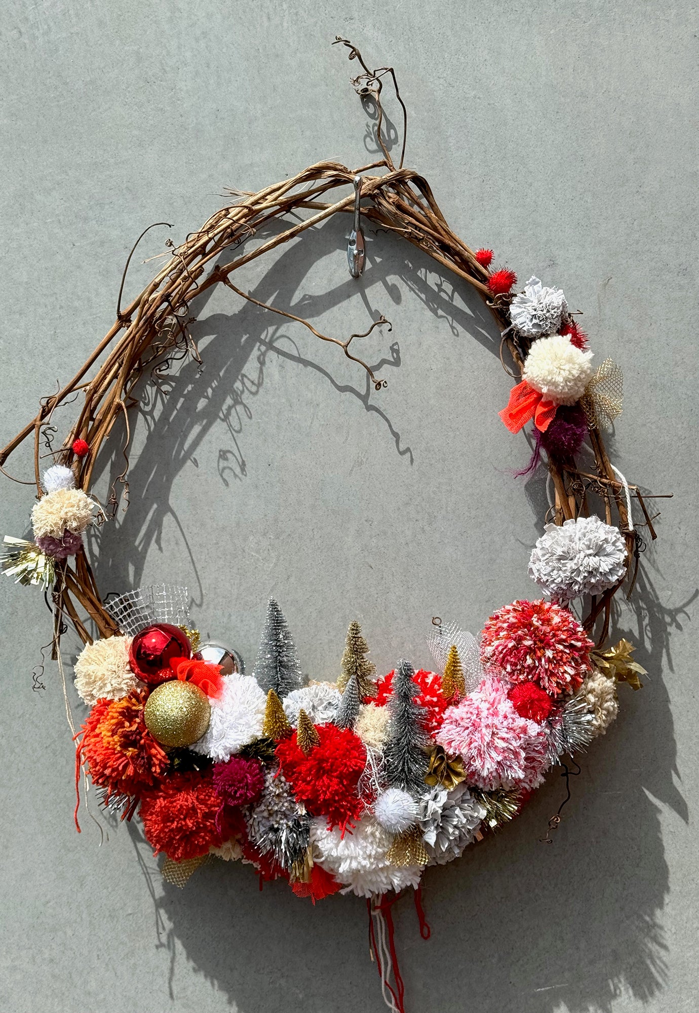 p+p festive wreath - jingle jangle XL