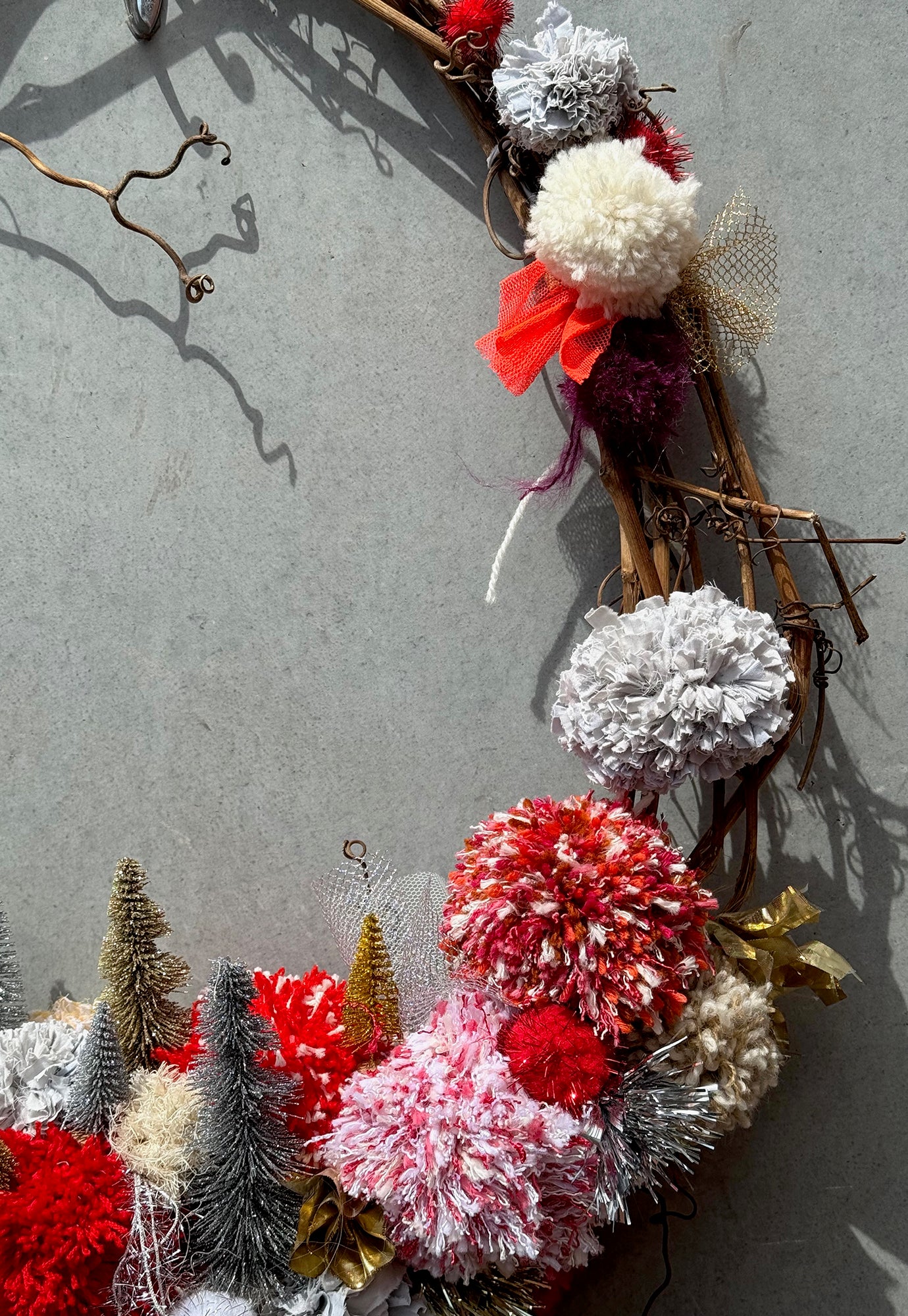 p+p festive wreath - jingle jangle XL